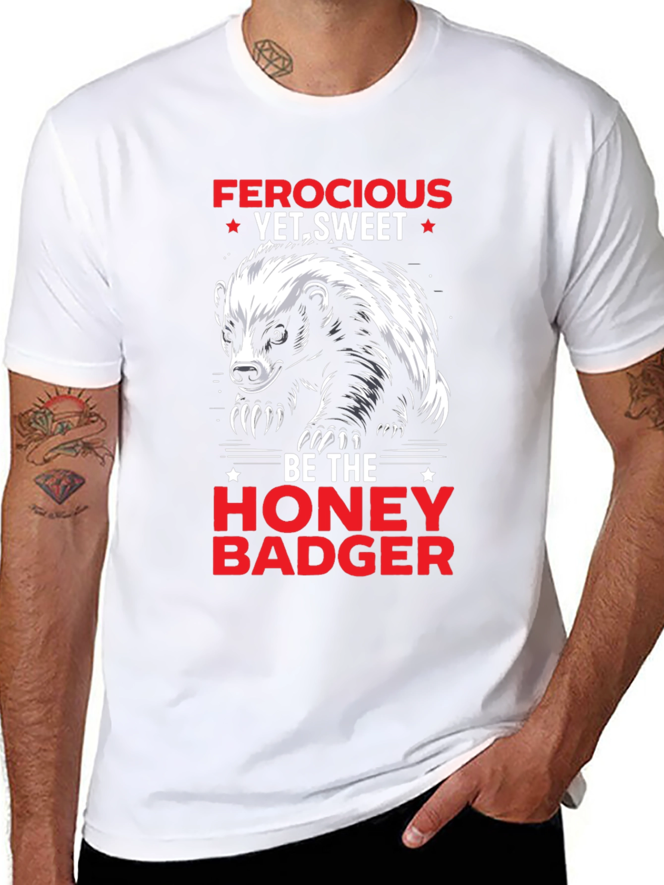 Ferocious Honey Badger Graphic Tee