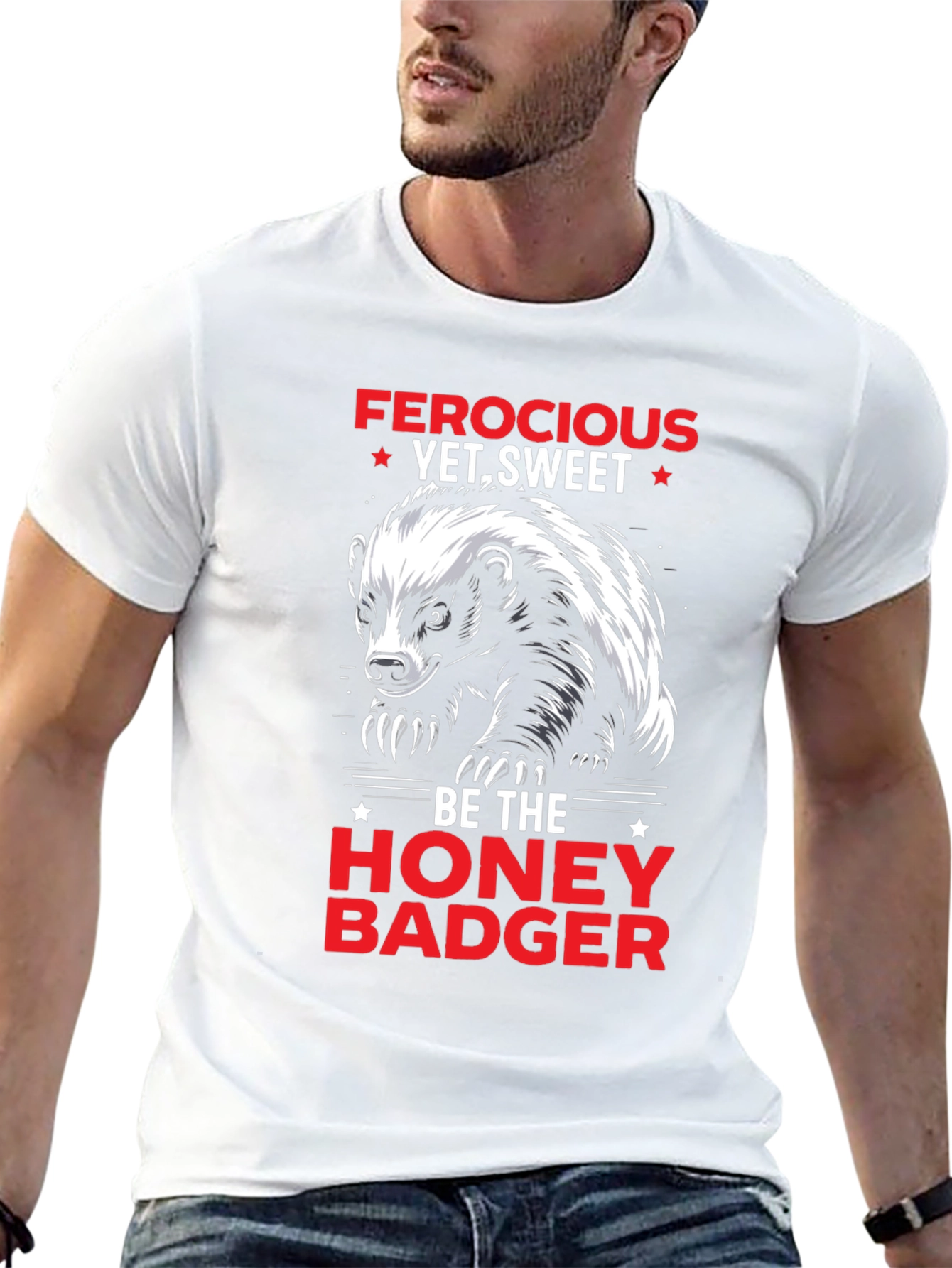 Ferocious Honey Badger Graphic Tee