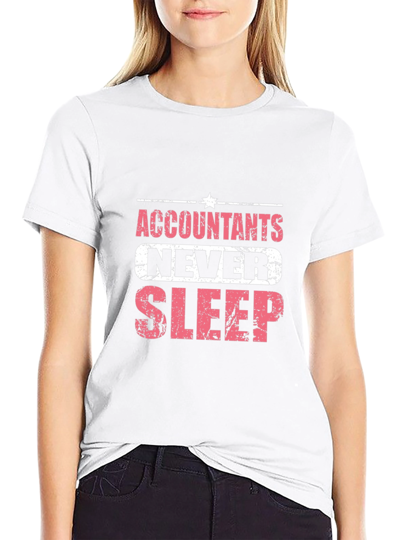 Accountants Never Sleep Graphic T-Shirt