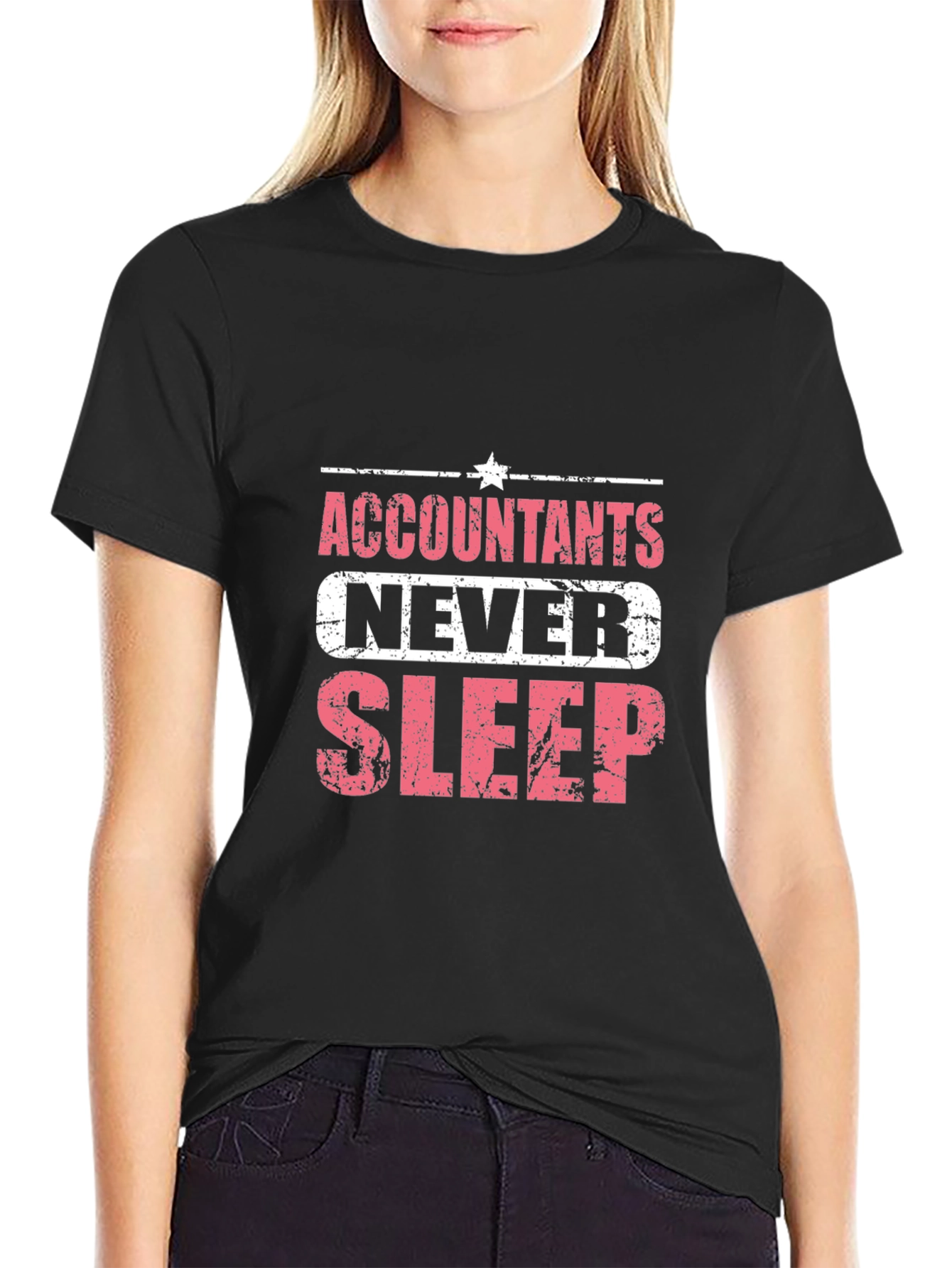 Accountants Never Sleep Graphic T-Shirt