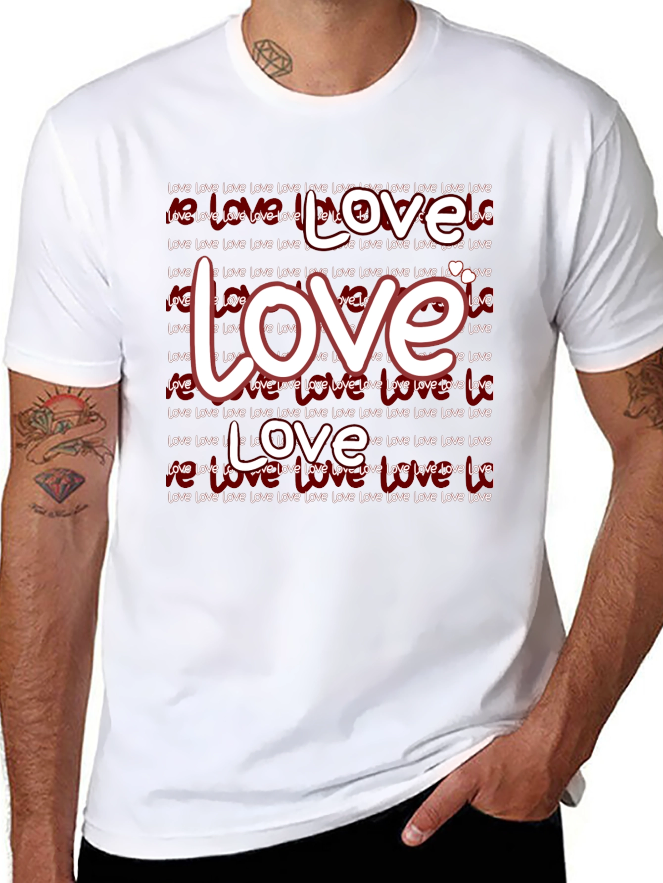 Love Graphic Print T-Shirt