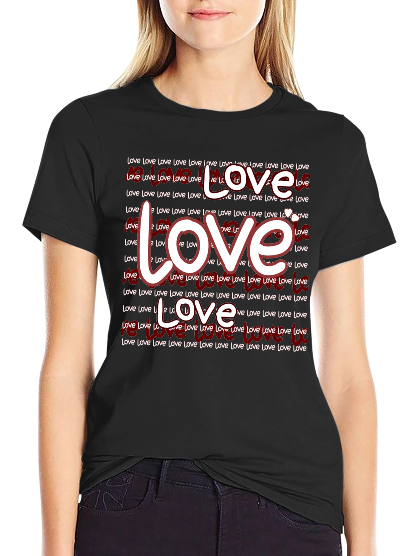 Love Graphic Print T-Shirt