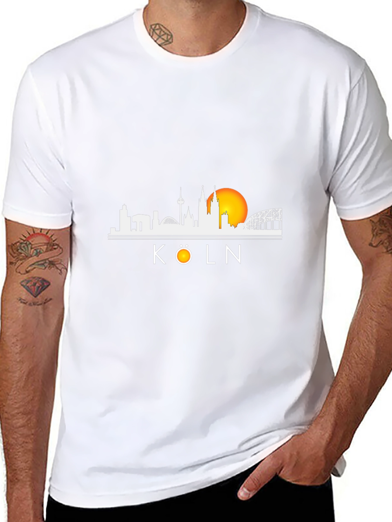 Köln Skyline Graphic Tee