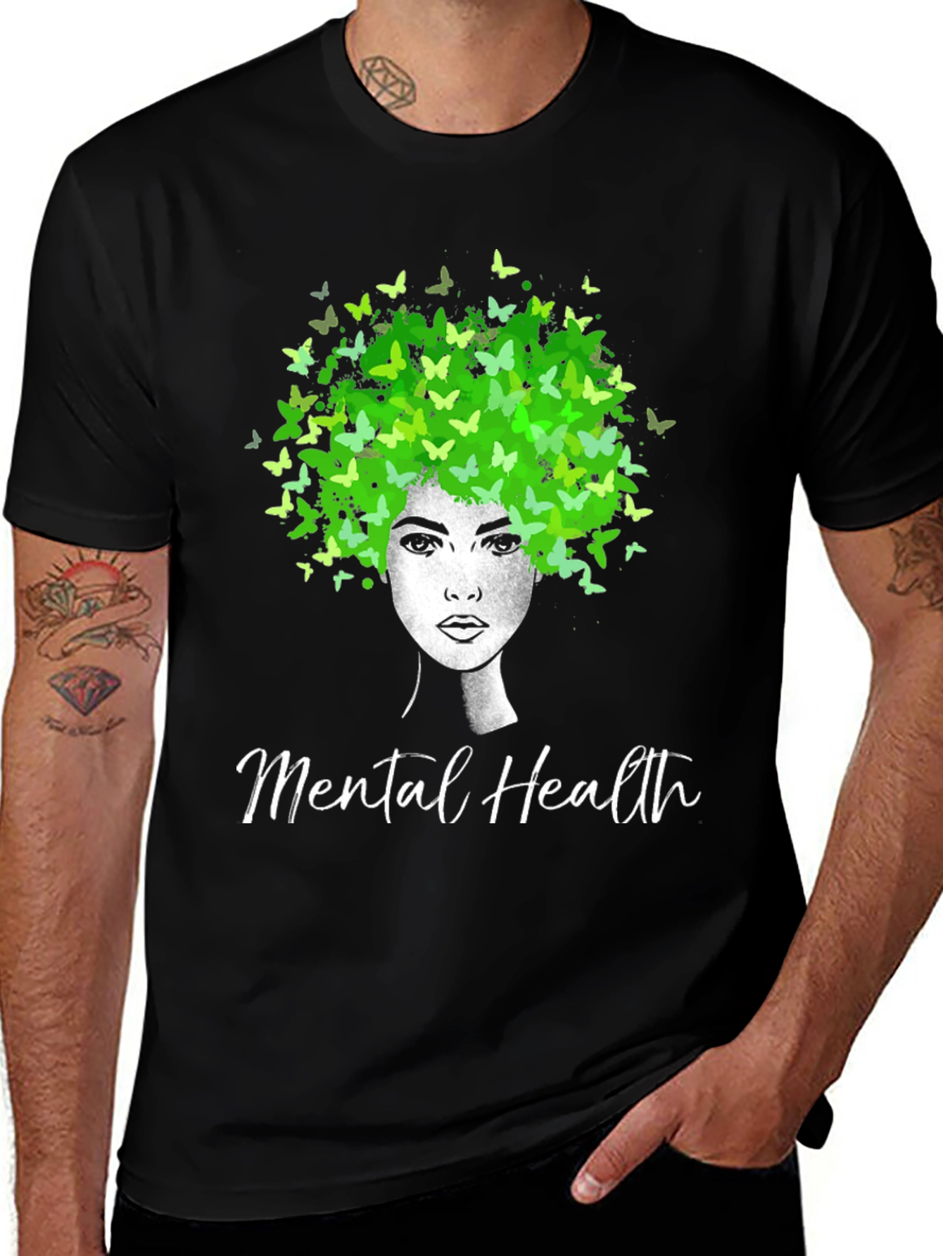 Mental Health Butterfly T-Shirt