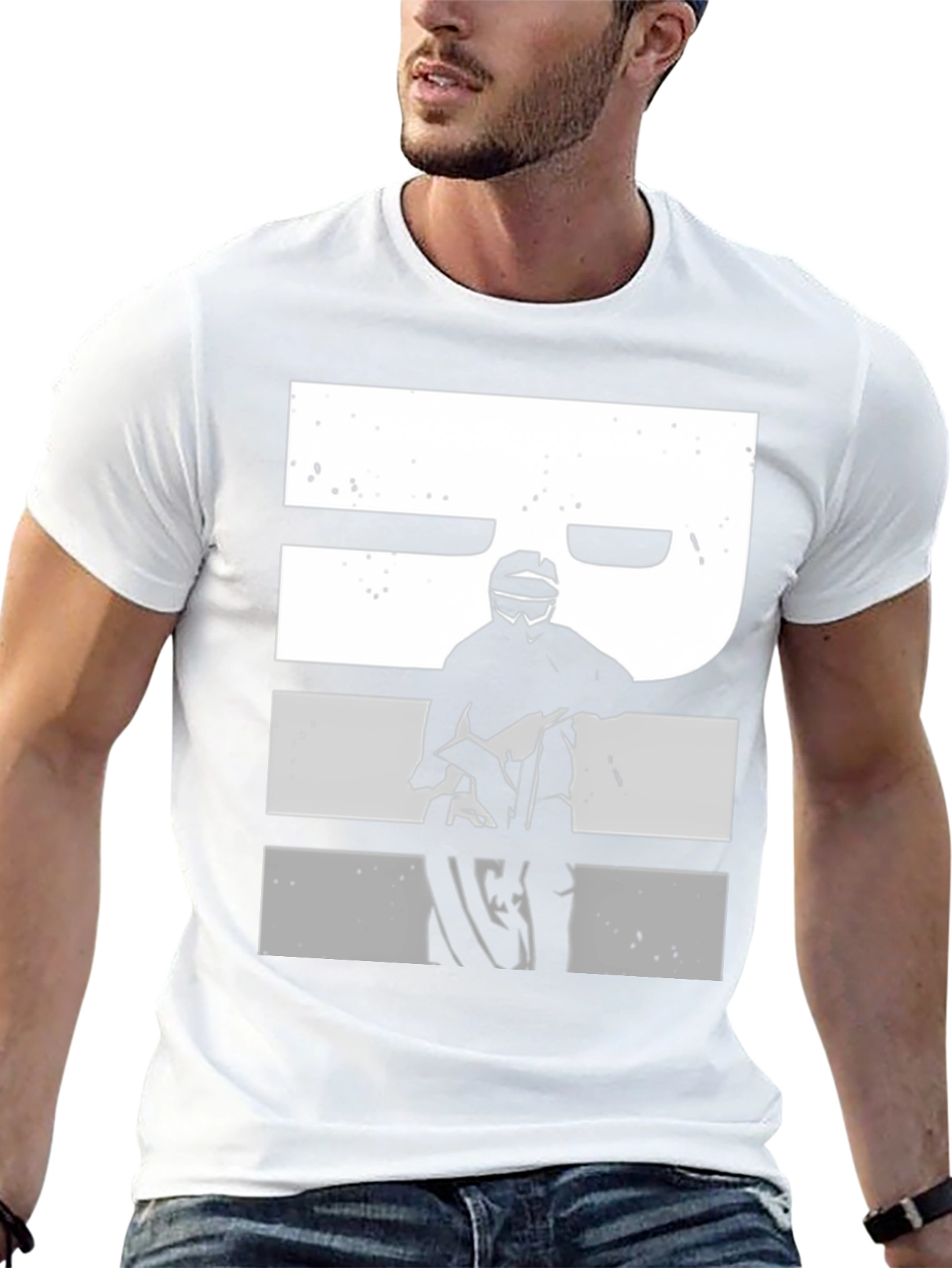 Motorcycle Rider Graphic T-Shirt