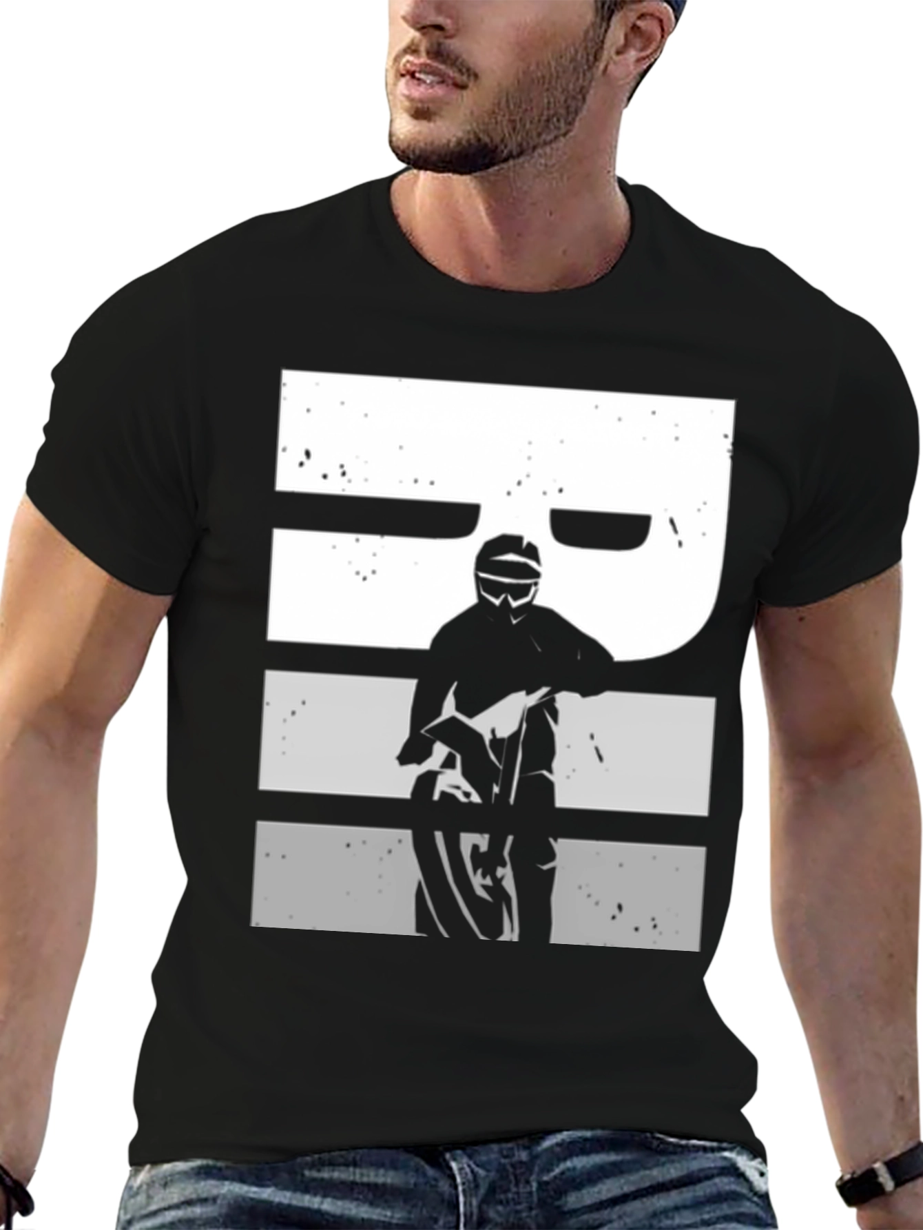 Motorcycle Rider Graphic T-Shirt