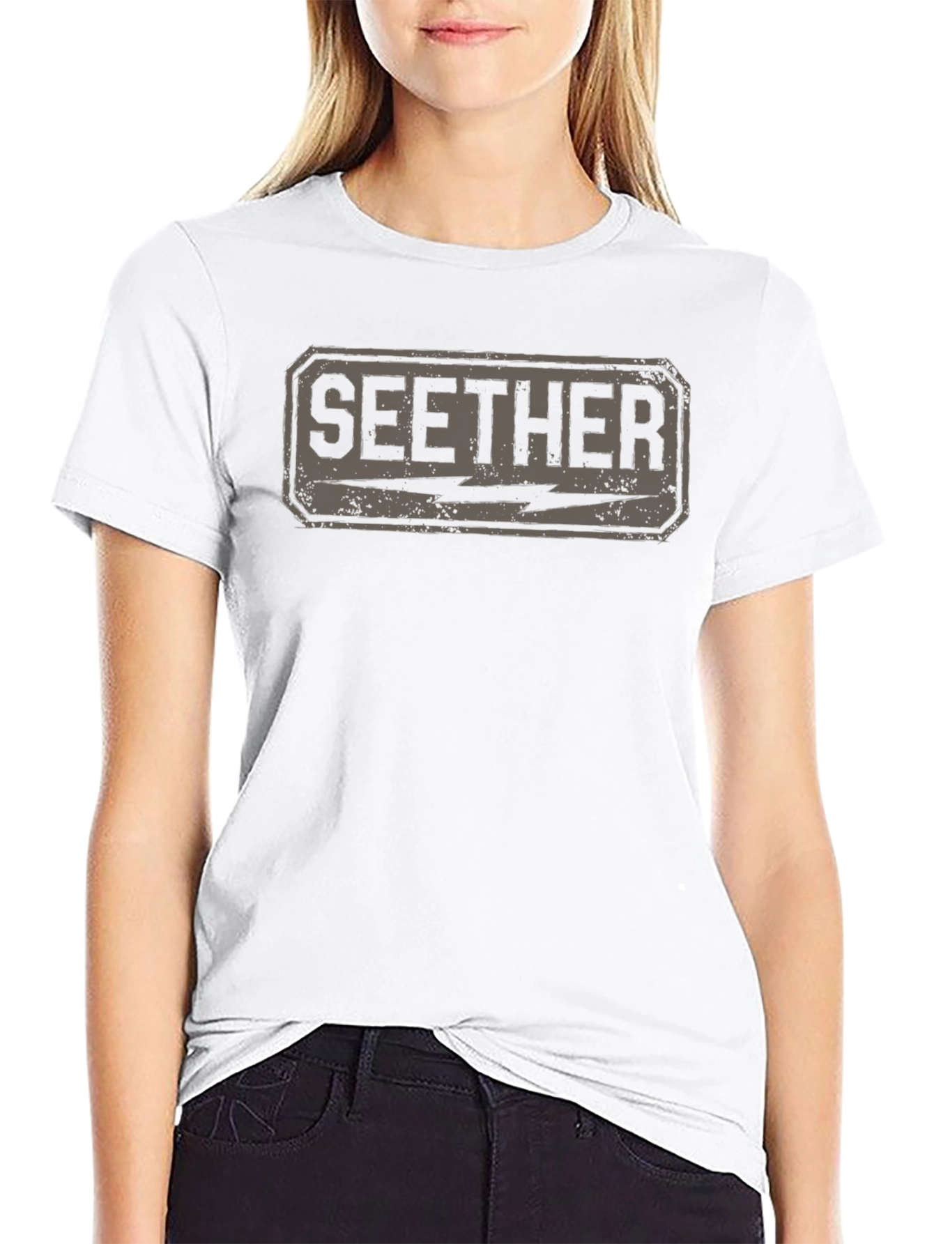 Seether Band Logo Black T-Shirt