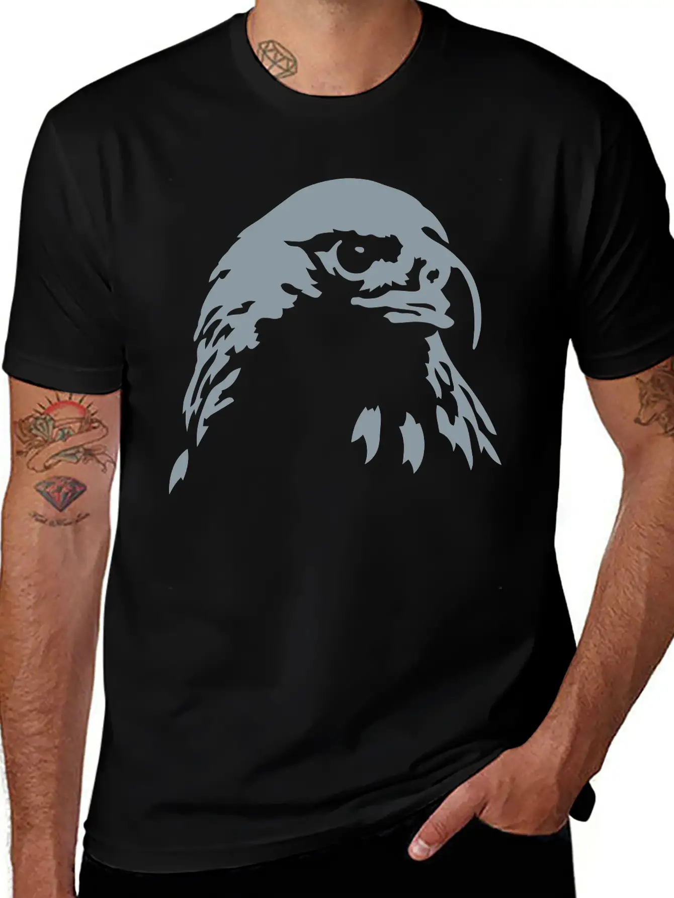 Eagle Basic Graphic T-Shirt – Daily Comfort In Soft Cotton