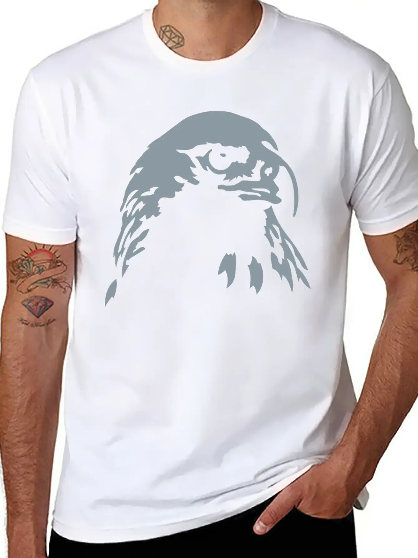 Eagle Basic Graphic T-Shirt – Daily Comfort In Soft Cotton
