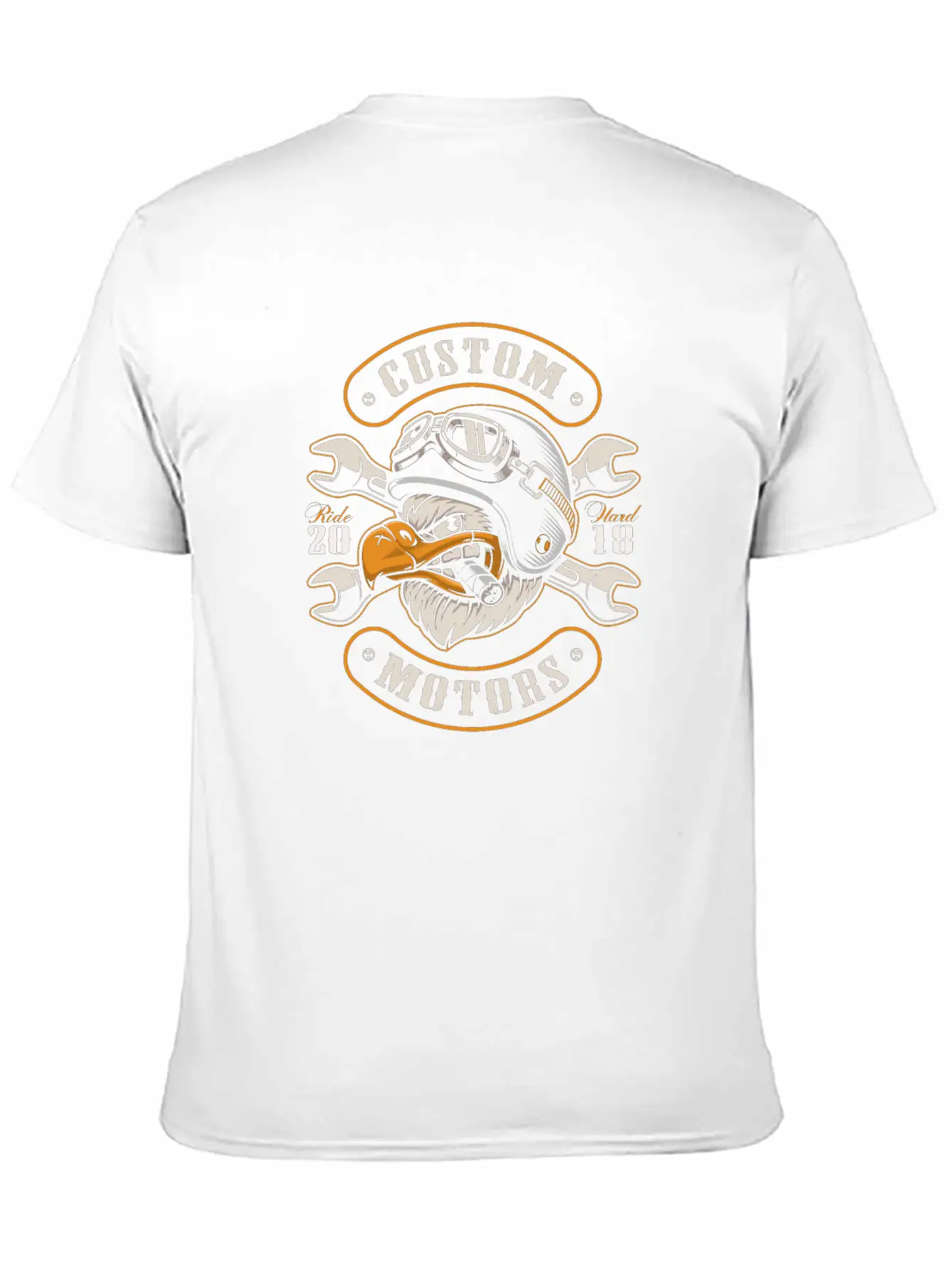 Eagle Biker Basic Graphic T-Shirt – Daily Comfort In Soft Cotton