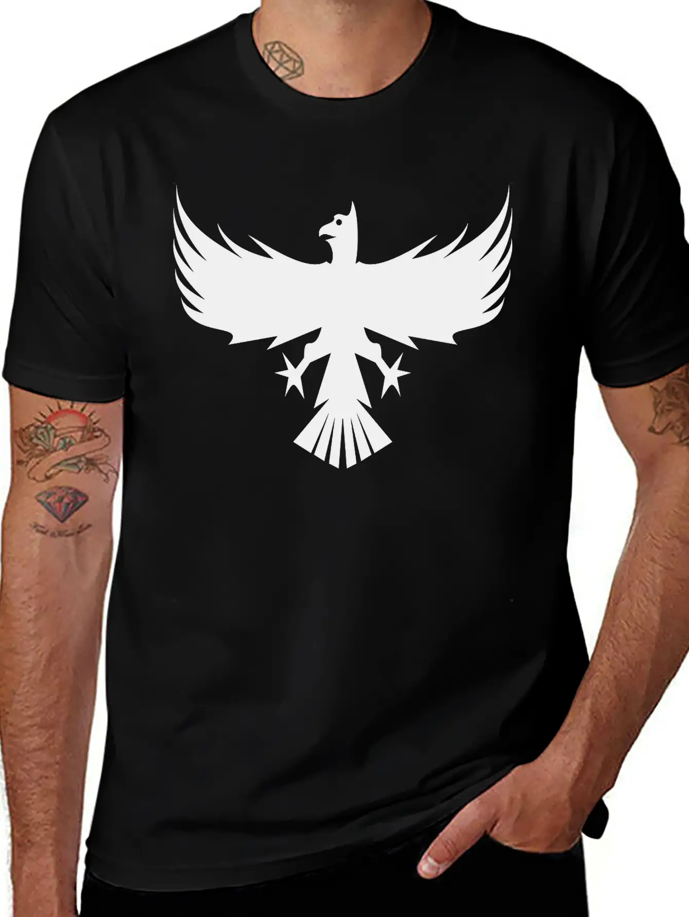Eagle Flag Stylish Everyday T-Shirt – Unisex Basic Cotton Tee