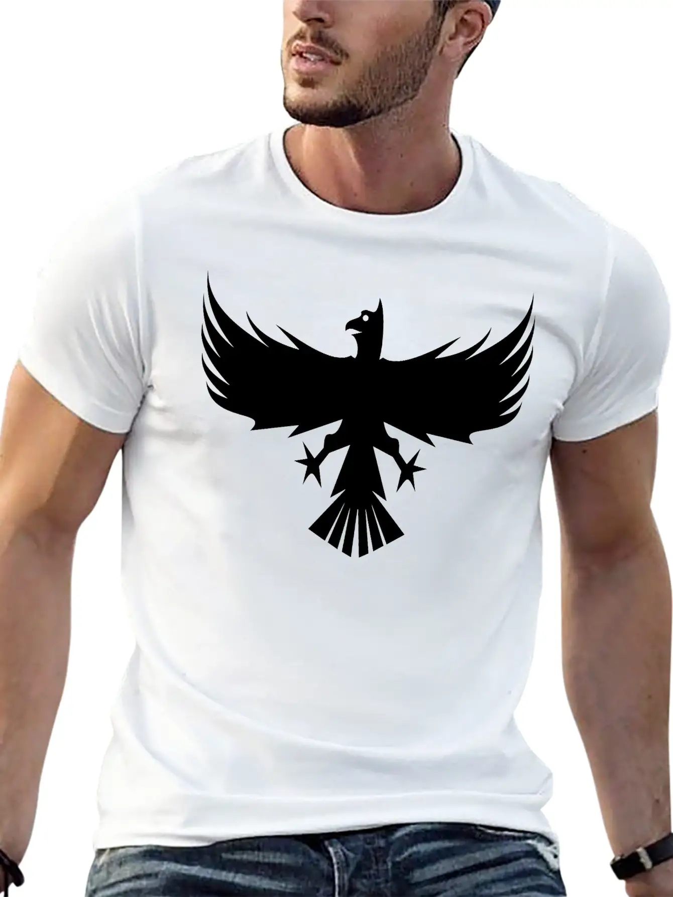 Eagle Flag Stylish Everyday T-Shirt – Unisex Basic Cotton Tee