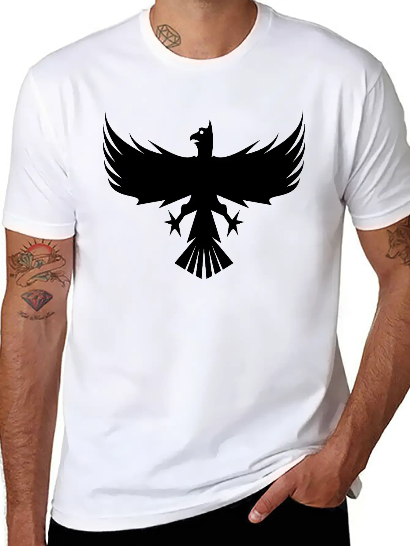 Eagle Flag Stylish Everyday T-Shirt – Unisex Basic Cotton Tee