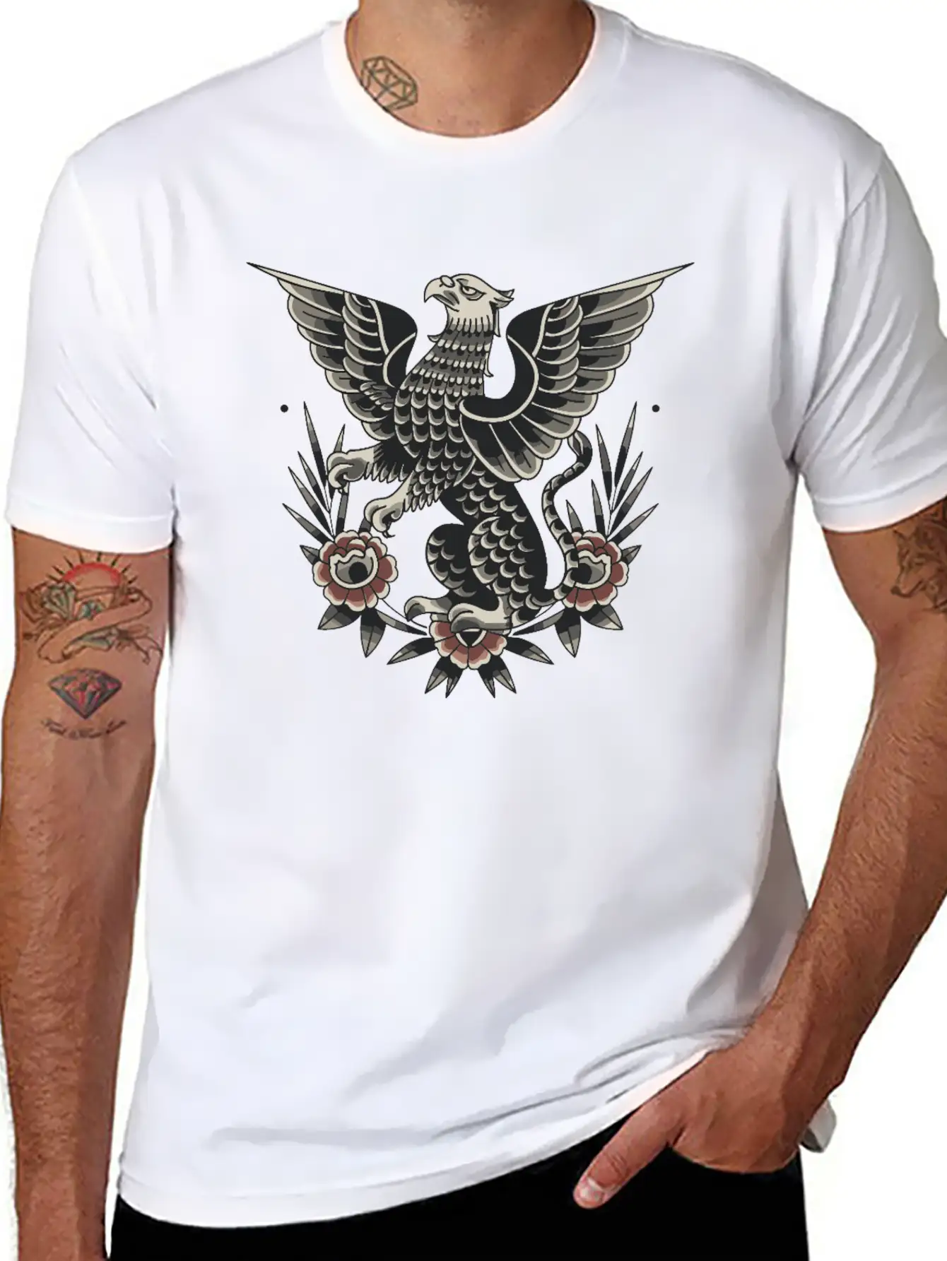 Eagle Of Majestic Unisex Short Sleeve Soft Cotton T-Shirt – Casual Everyday Wear