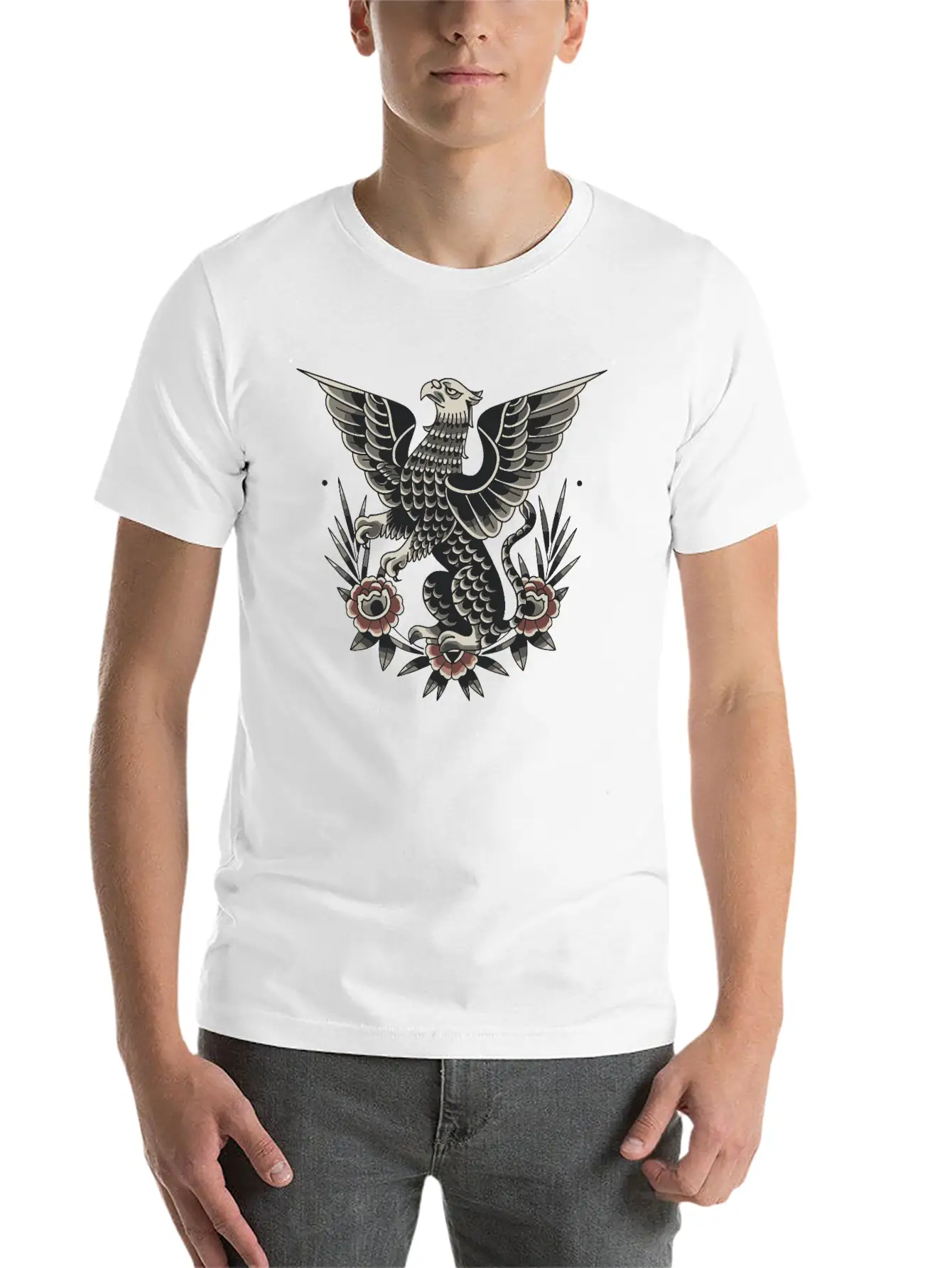 Eagle Of Majestic Unisex Short Sleeve Soft Cotton T-Shirt – Casual Everyday Wear