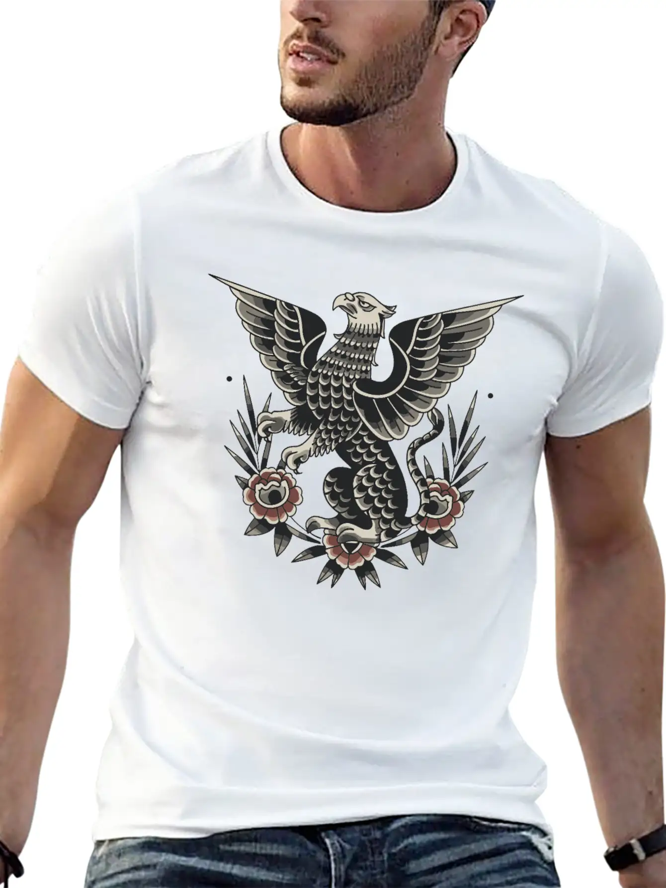 Eagle Of Majestic Unisex Short Sleeve Soft Cotton T-Shirt – Casual Everyday Wear