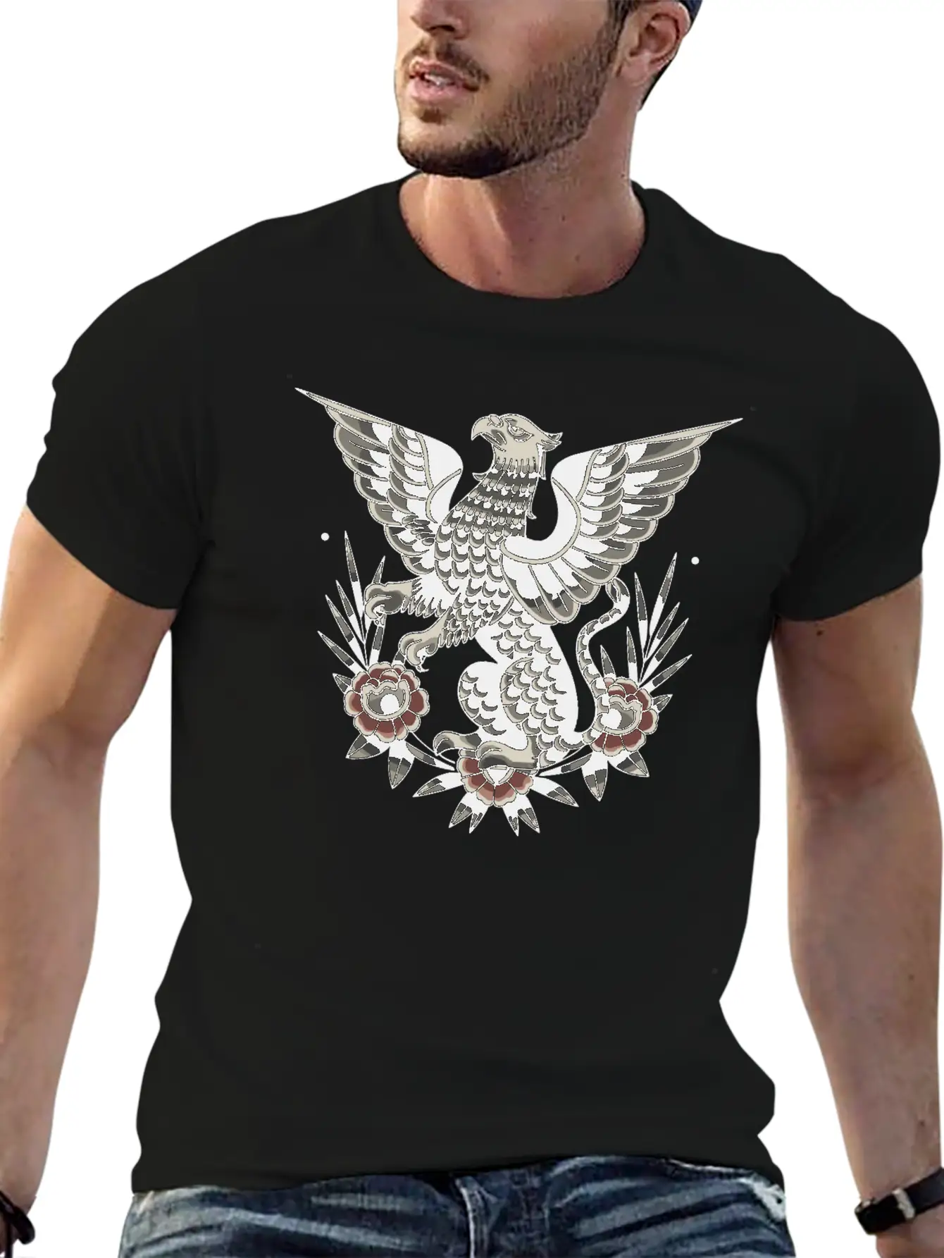 Eagle Of Majestic Unisex Short Sleeve Soft Cotton T-Shirt – Casual Everyday Wear
