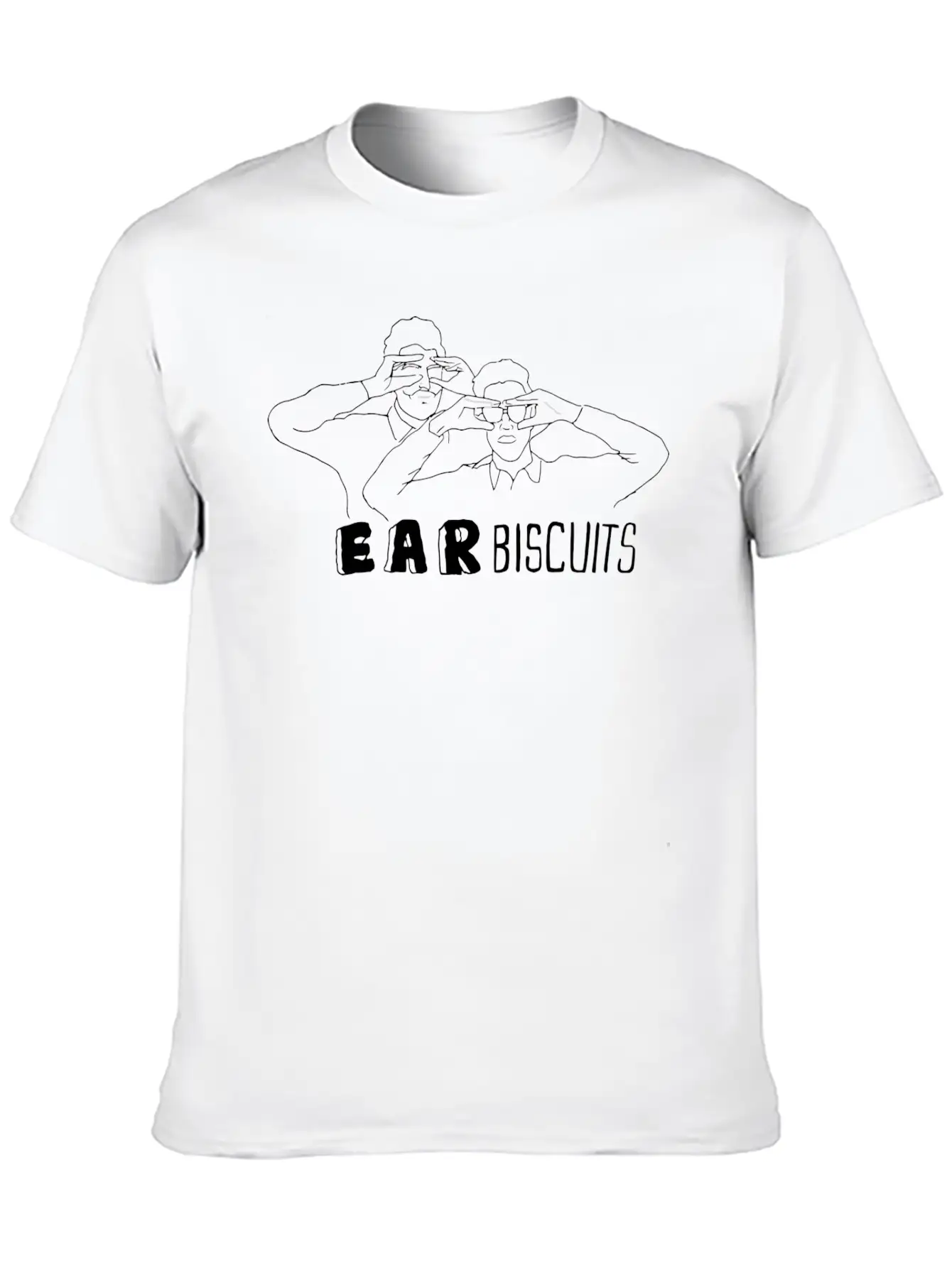 Ear Biscuits Gift Tee Unisex Short Sleeve Soft Cotton T-Shirt – Casual Everyday Wear