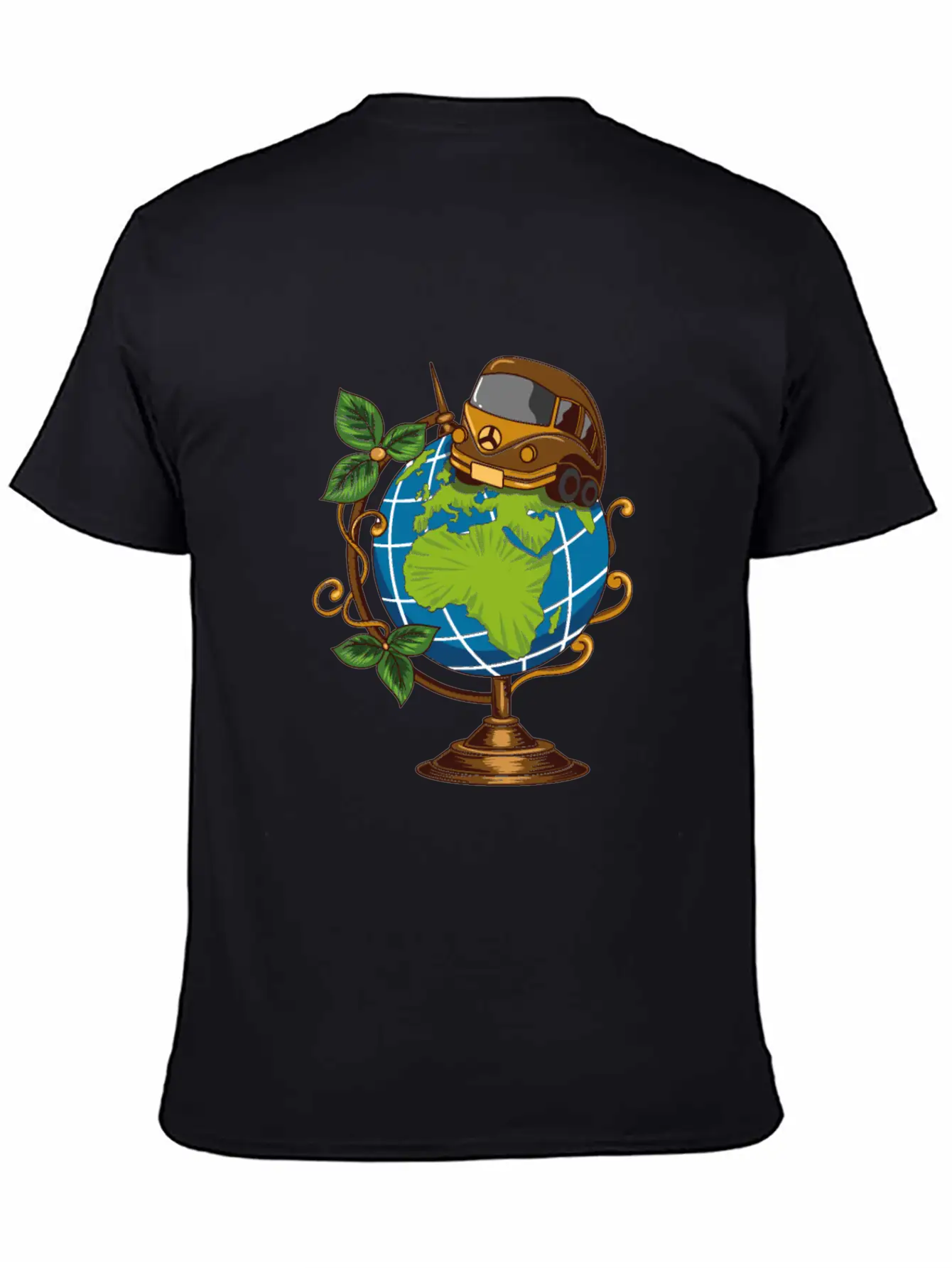 Earth Adventure Bus Stylish Everyday T-Shirt – Unisex Basic Cotton Tee