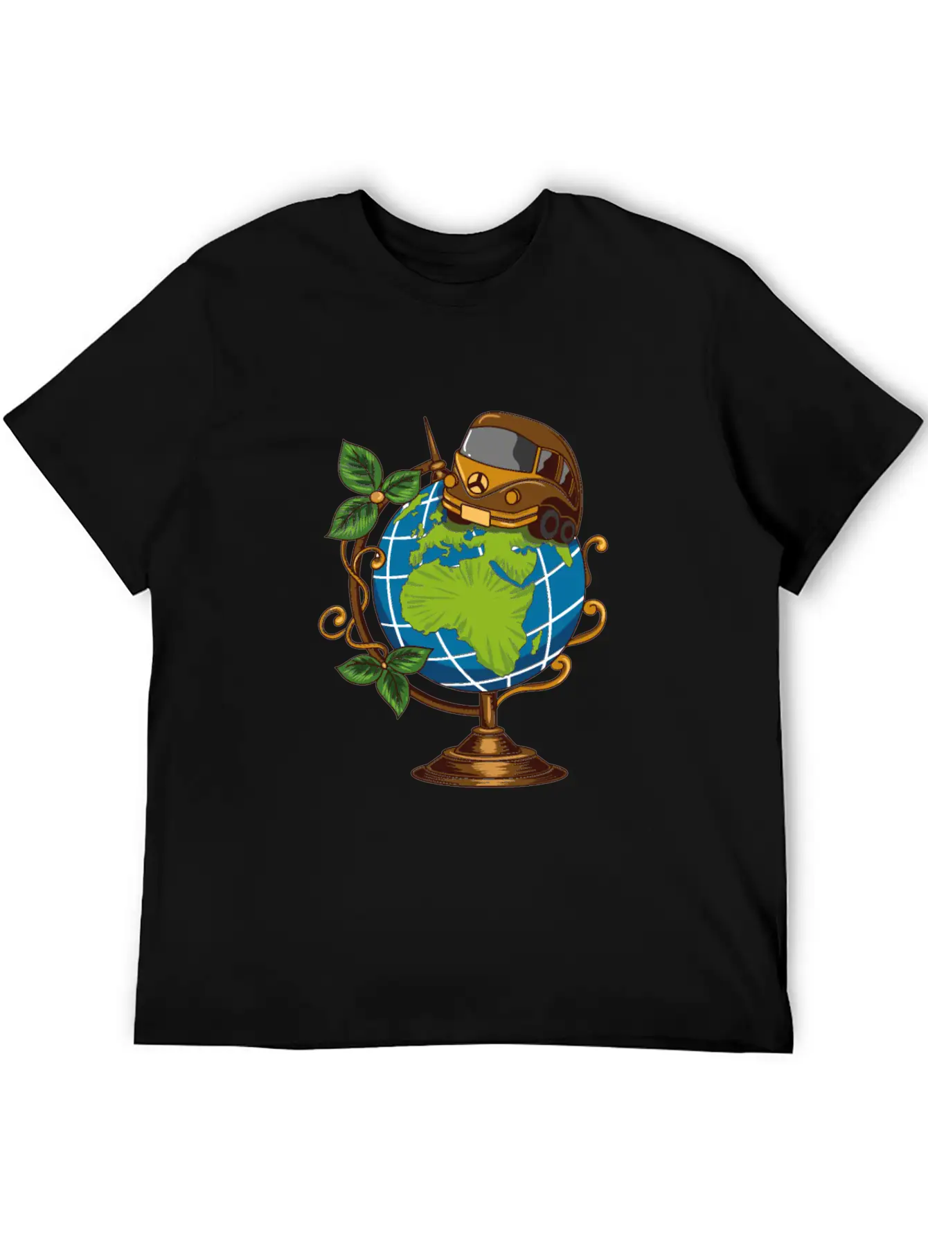 Earth Adventure Bus Stylish Everyday T-Shirt – Unisex Basic Cotton Tee
