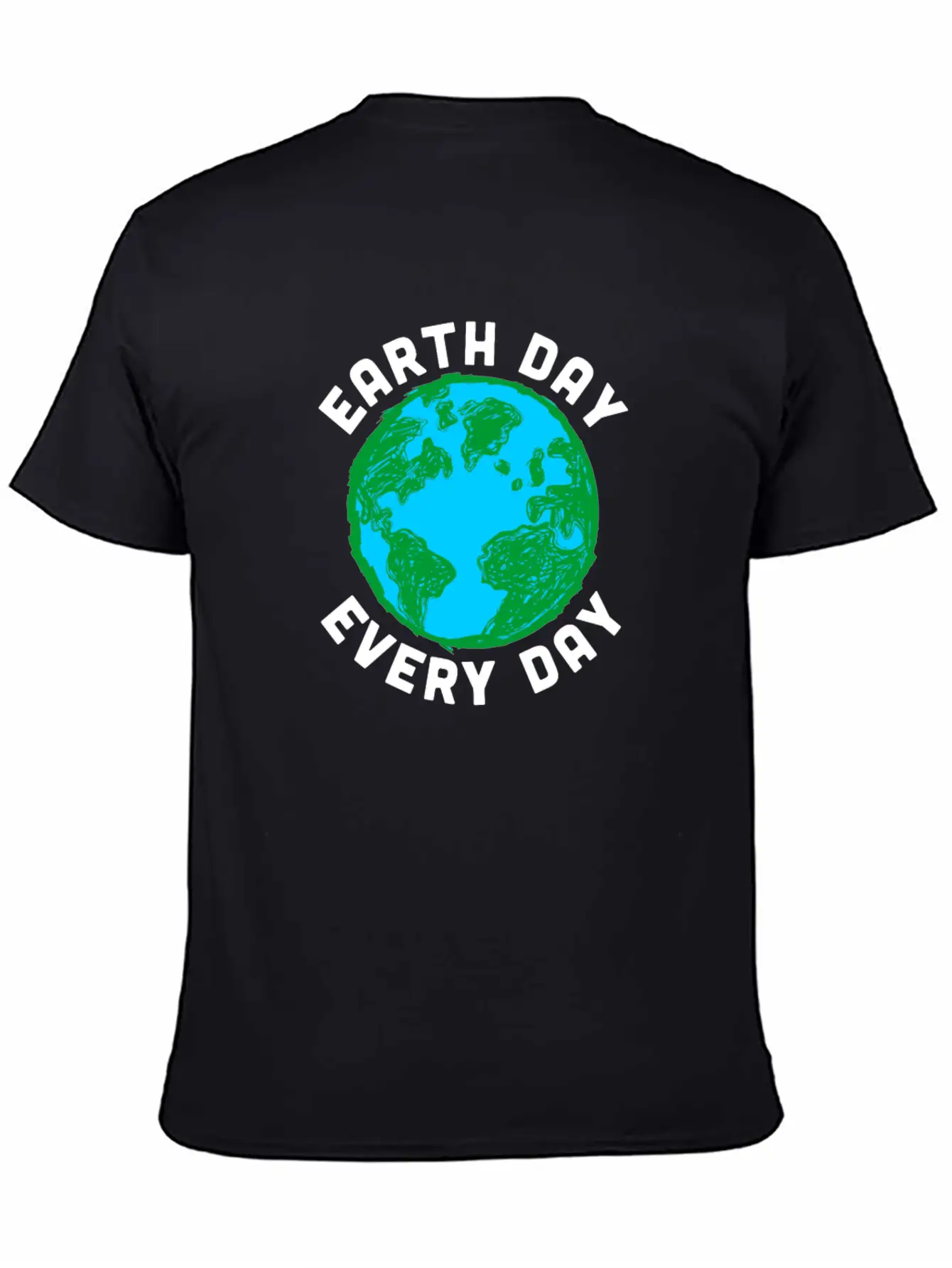 Earth Day Every Day Environment Sustainability Unisex Short Sleeve Soft Cotton T-Shirt – Casual Everyday Wear