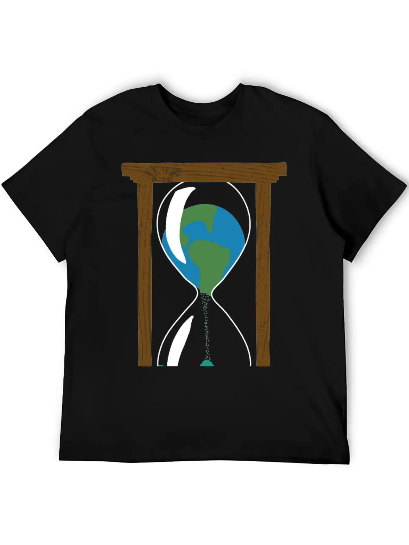 Earth In An Hourglass Timeless Short Sleeve Tee – Comfy And Minimalist Design