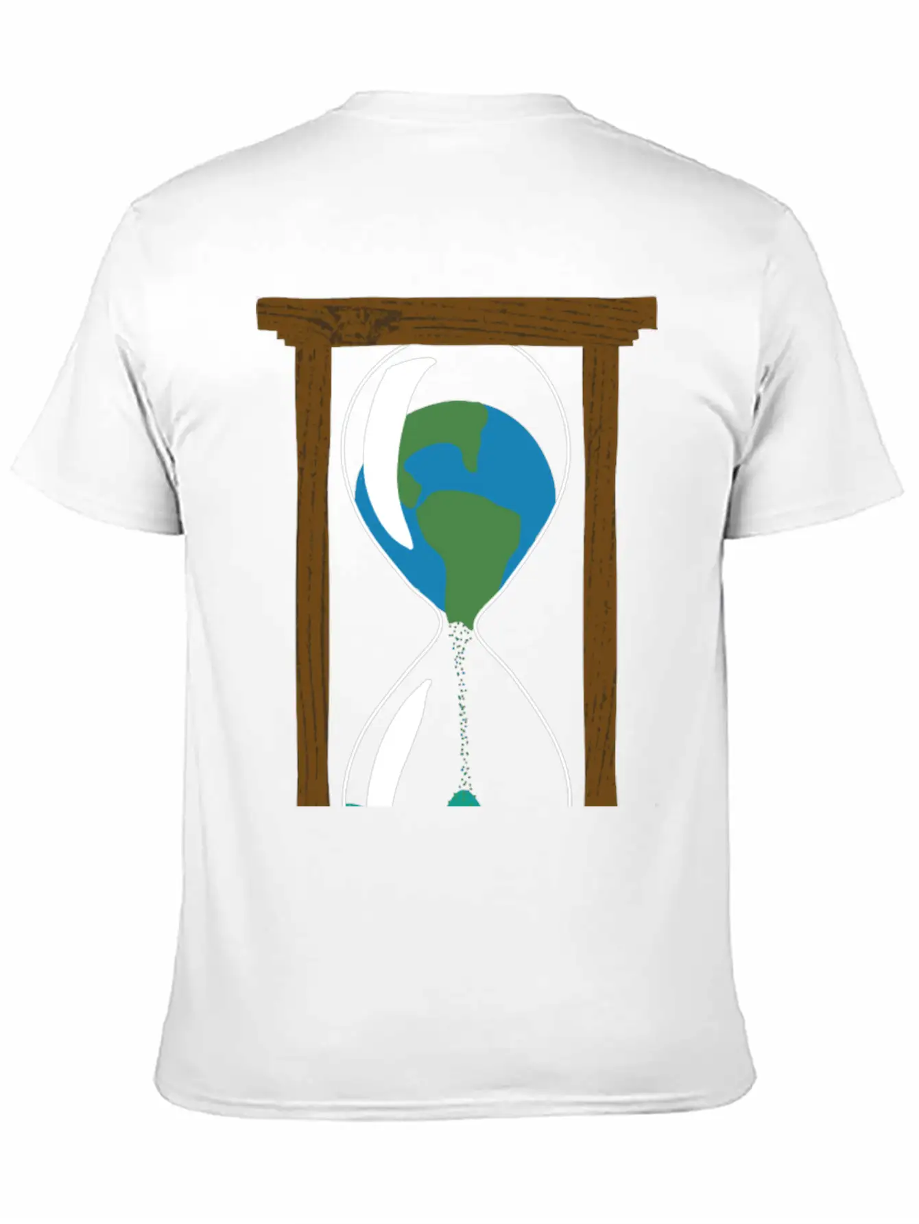Earth In An Hourglass Timeless Short Sleeve Tee – Comfy And Minimalist Design