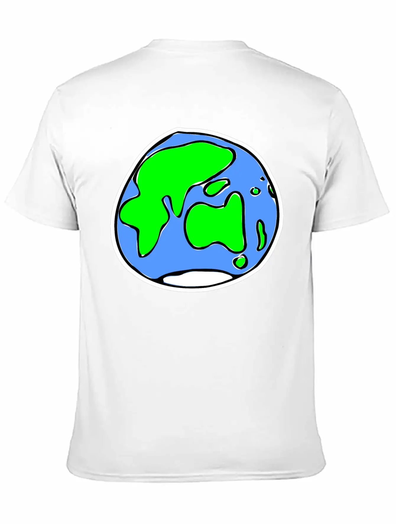 Earth Quick Sketch Timeless Short Sleeve Tee – Comfy And Minimalist Design