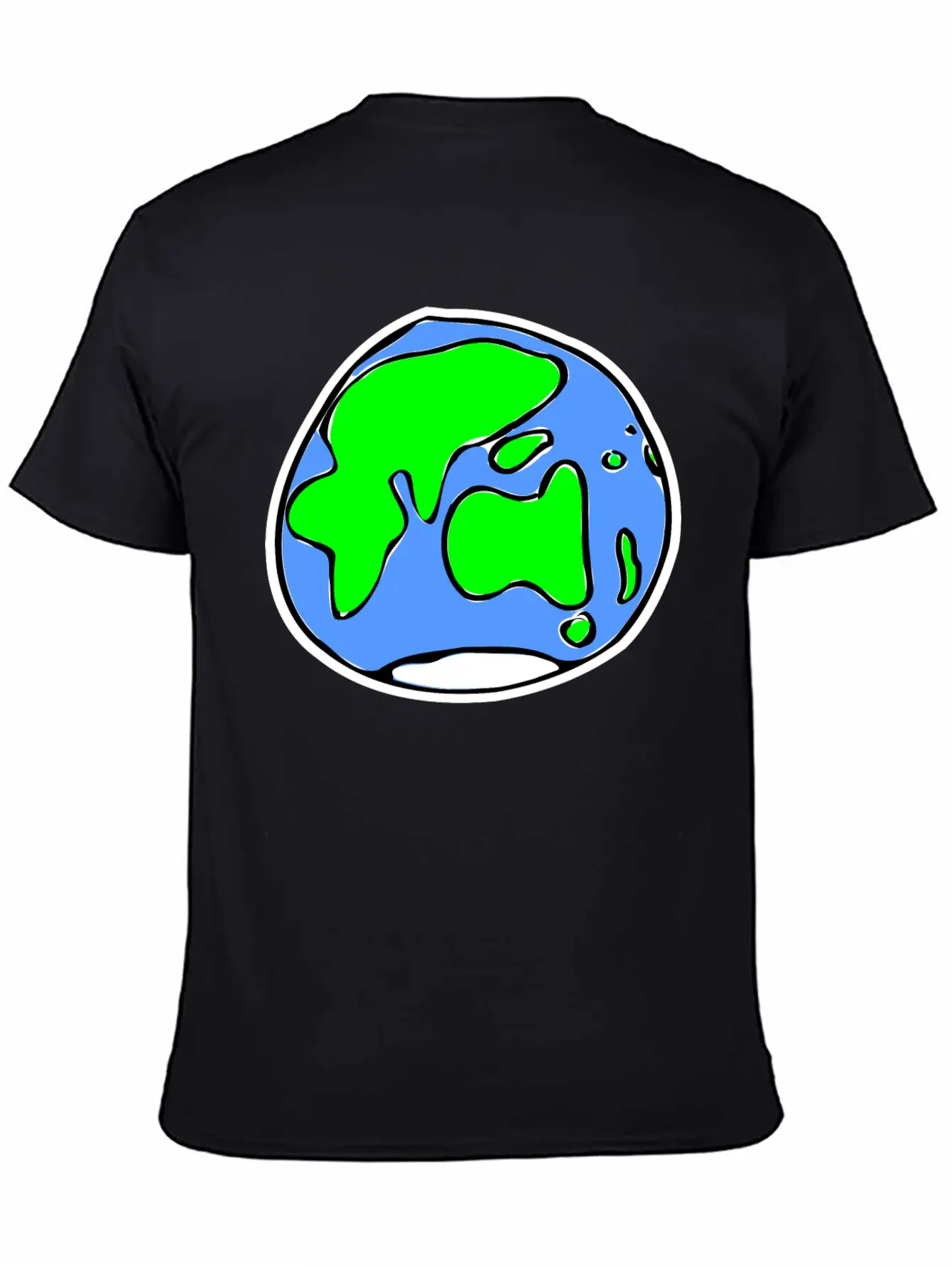 Earth Quick Sketch Timeless Short Sleeve Tee – Comfy And Minimalist Design