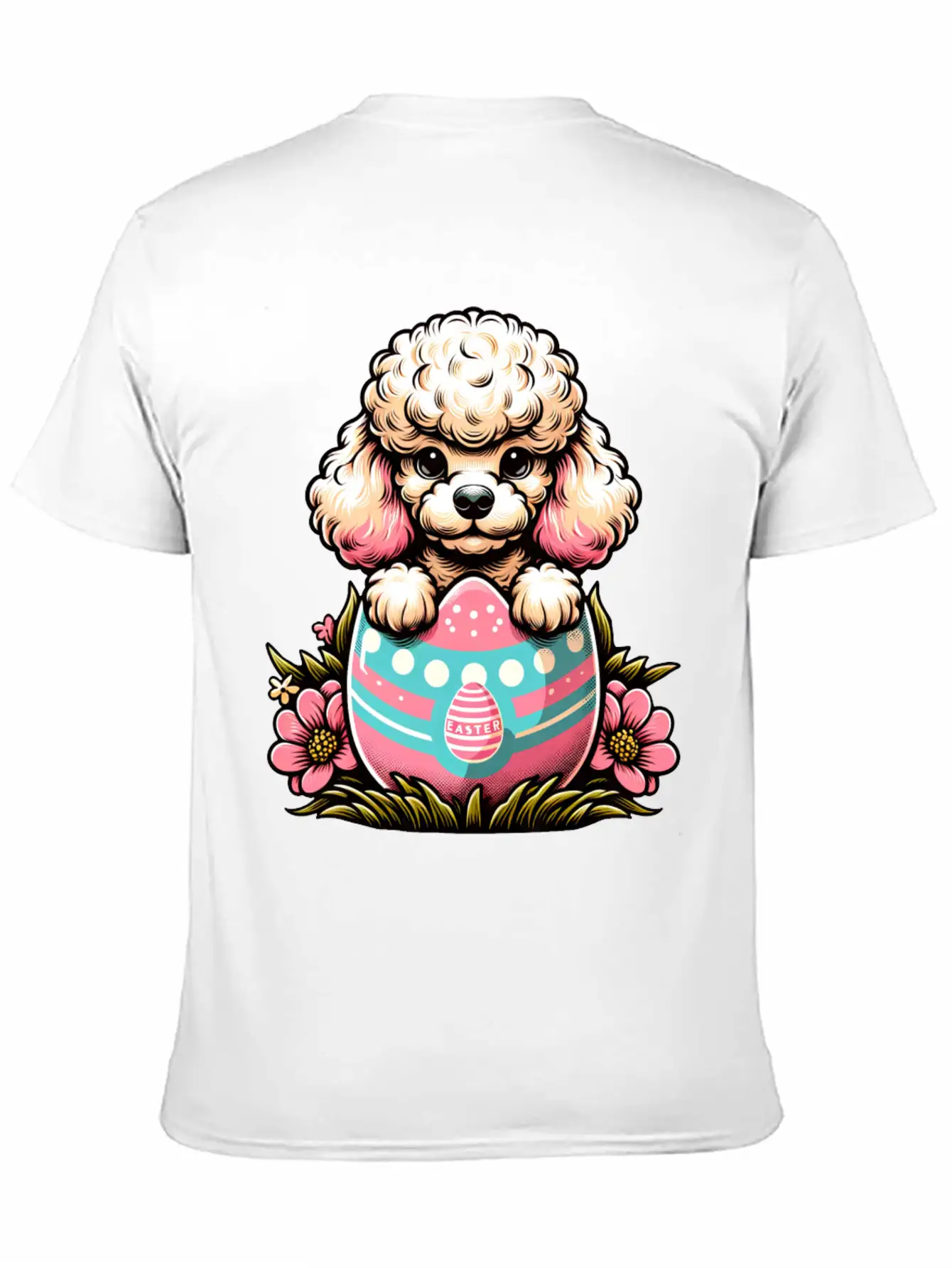 Easter Egg Easter Dog Poodle Hatches From The Egg Unisex Casual T-Shirt – Clean Design For Daily Comfort