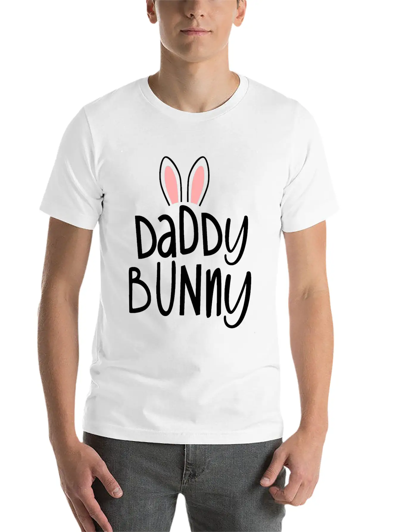 Easter Family Matching Outfits Pastel Easter Daddy Stylish Everyday T-Shirt – Unisex Basic Cotton Tee