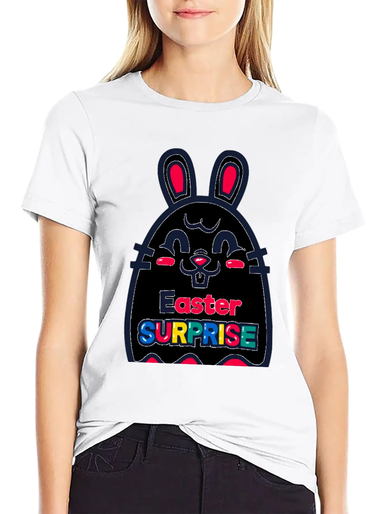 Easter Surprise Essential Unisex Summer Tee – Soft Cotton Casual Fit
