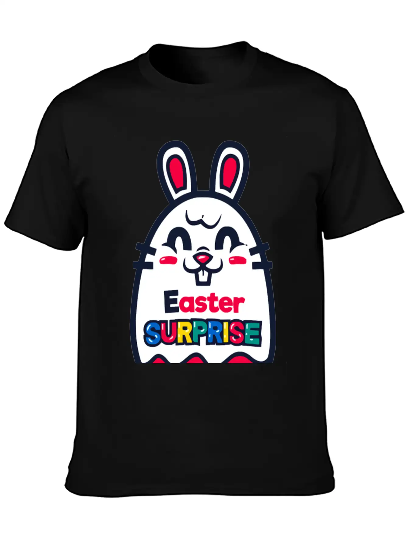 Easter Surprise Essential Unisex Summer Tee – Soft Cotton Casual Fit