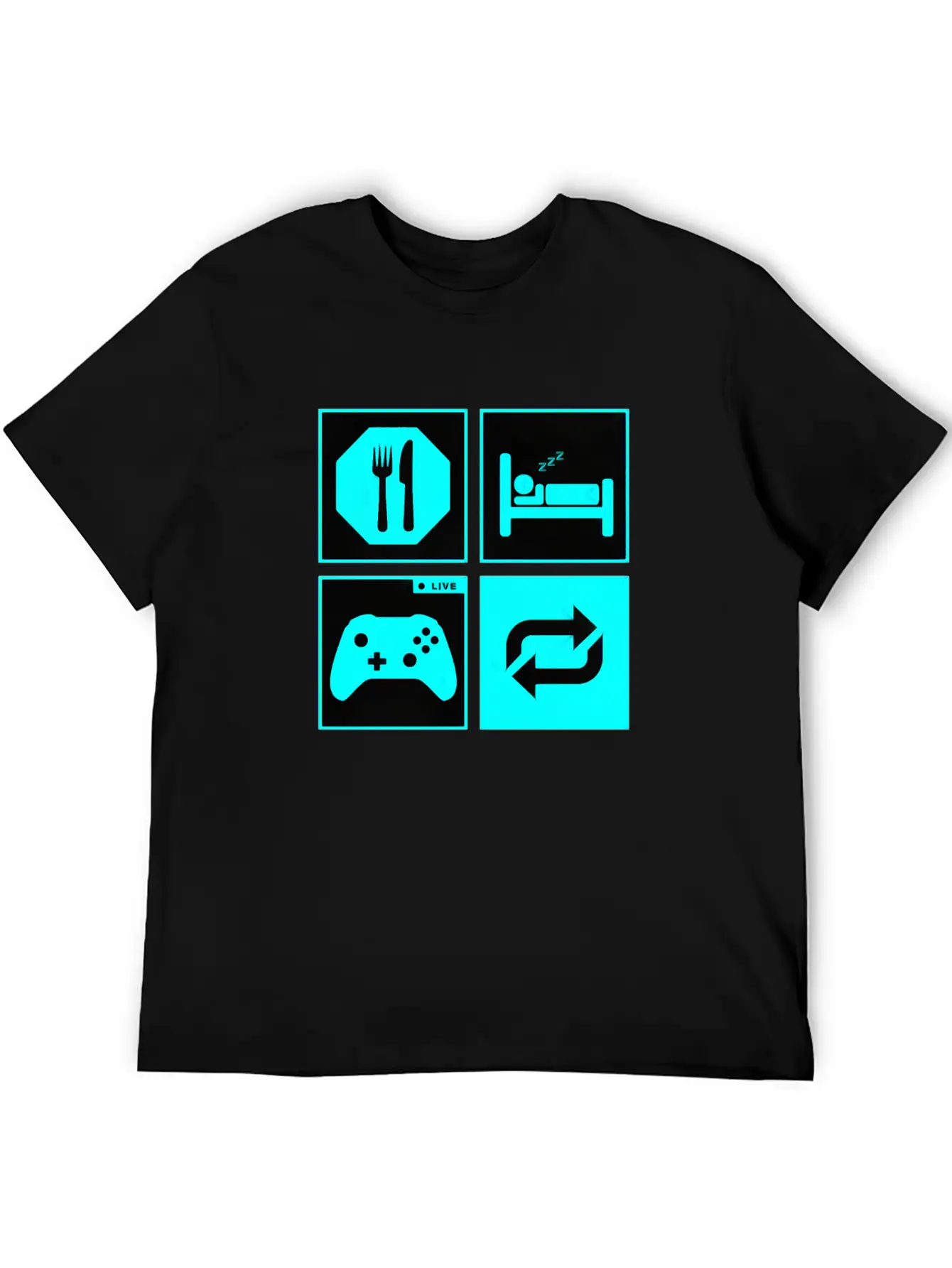 Eat And Sleep Timeless Short Sleeve Tee – Comfy And Minimalist Design
