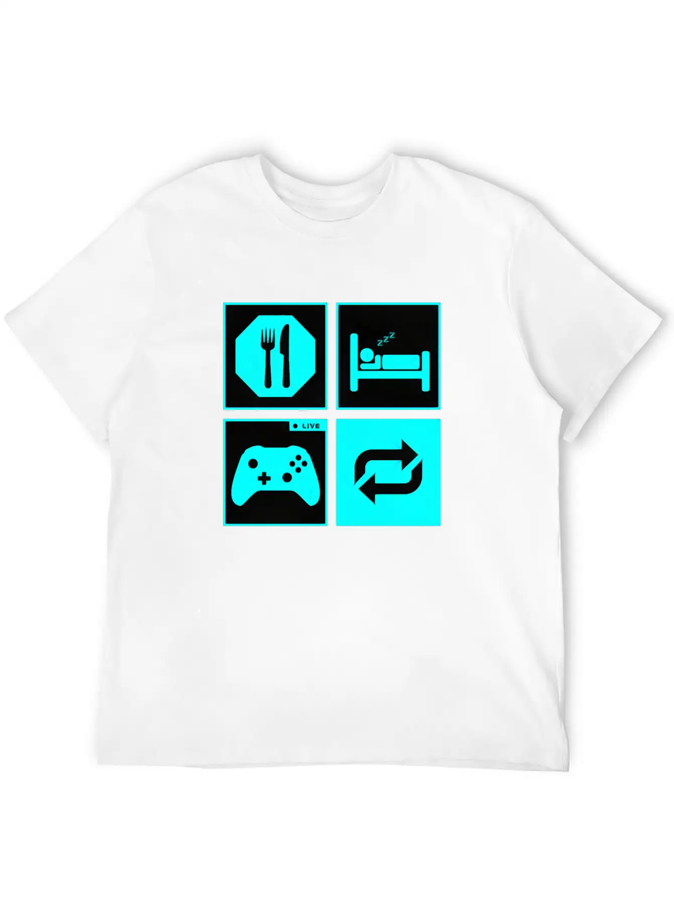 Eat And Sleep Timeless Short Sleeve Tee – Comfy And Minimalist Design
