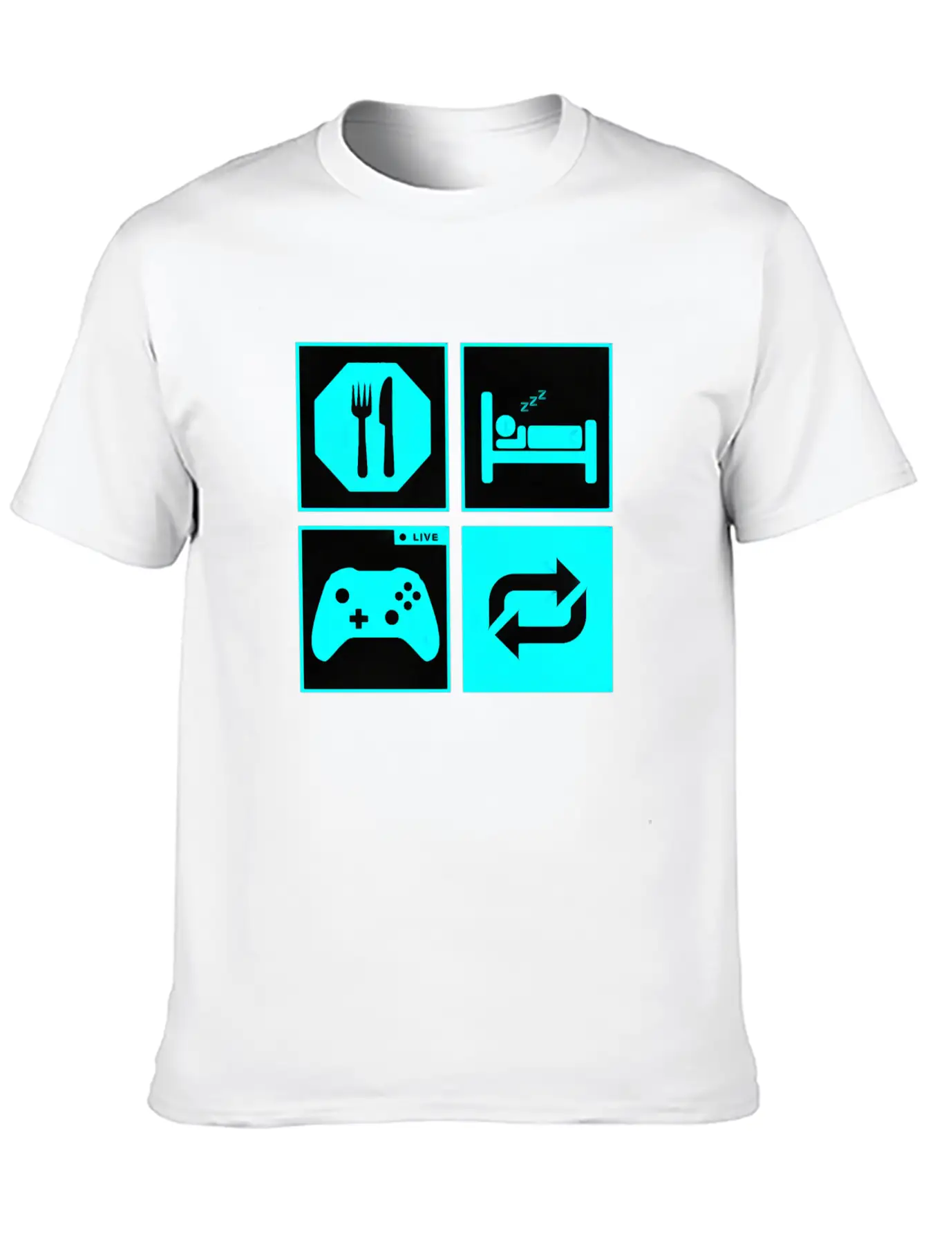 Eat And Sleep Timeless Short Sleeve Tee – Comfy And Minimalist Design