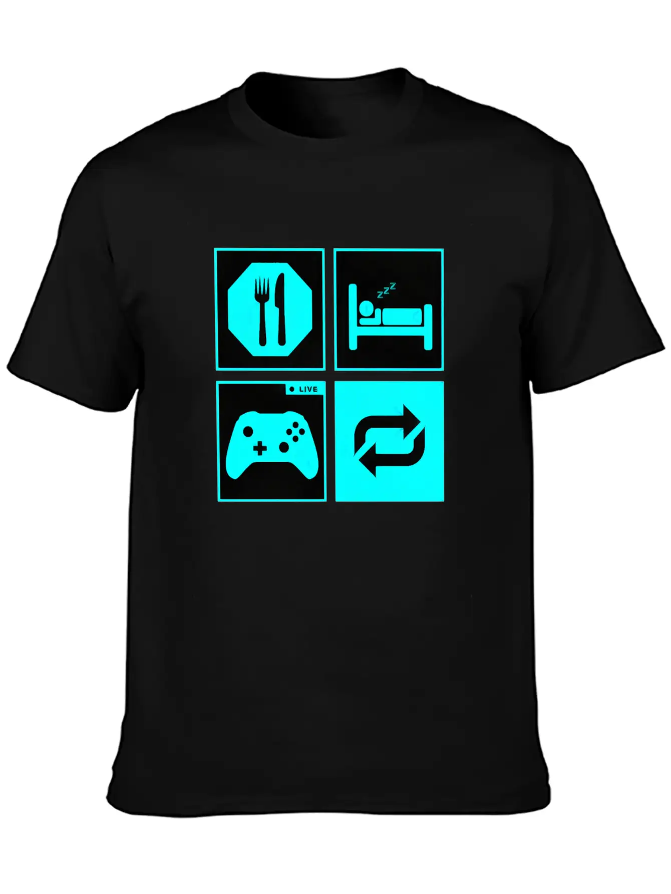 Eat And Sleep Timeless Short Sleeve Tee – Comfy And Minimalist Design