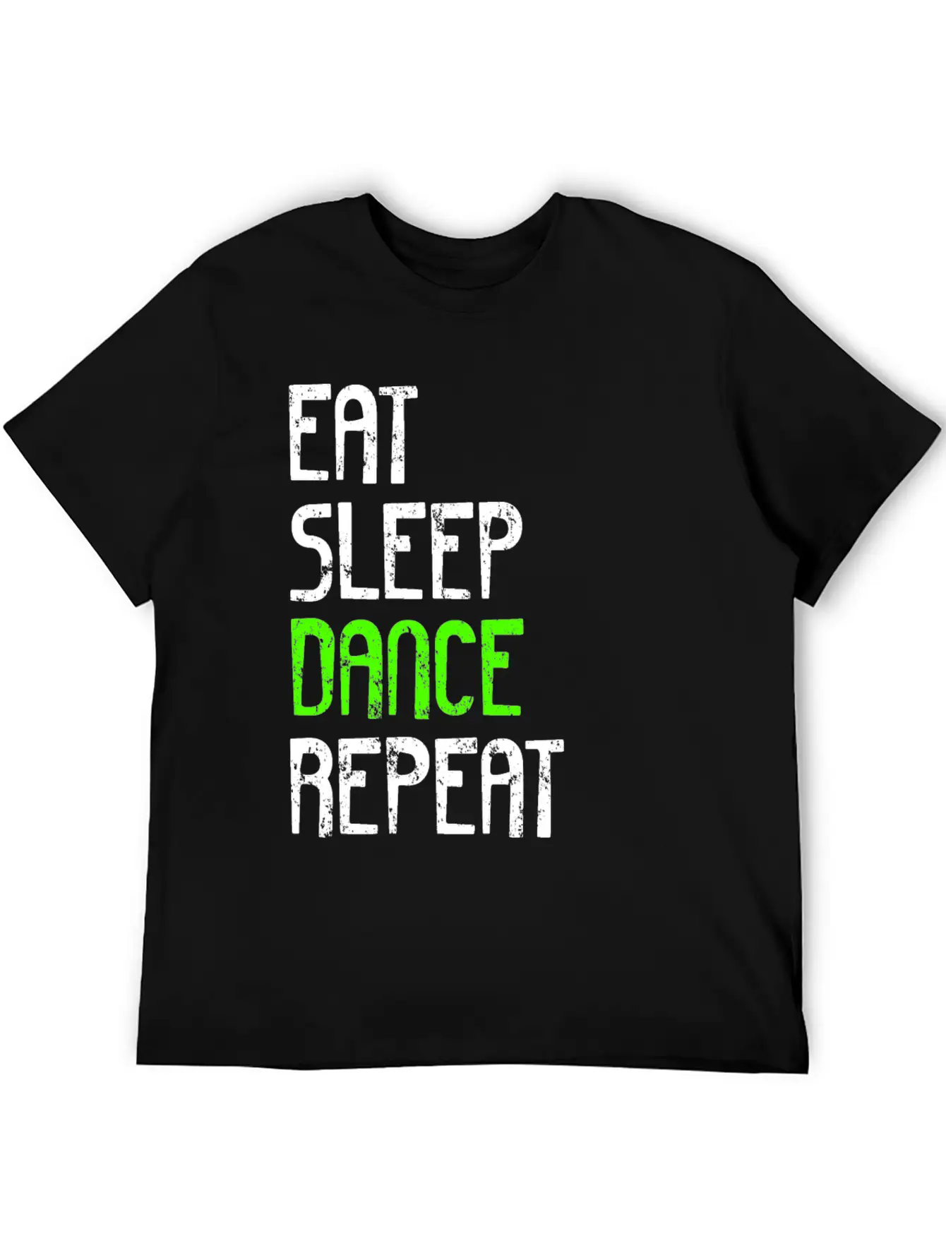 Eat Rest Dance Repeat Funny Dancer Unisex Short Sleeve Soft Cotton T-Shirt – Casual Everyday Wear