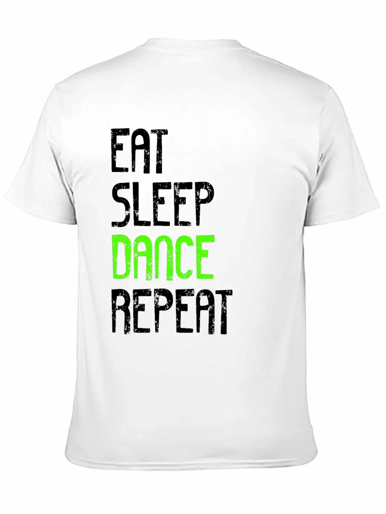Eat Rest Dance Repeat Funny Dancer Unisex Short Sleeve Soft Cotton T-Shirt – Casual Everyday Wear