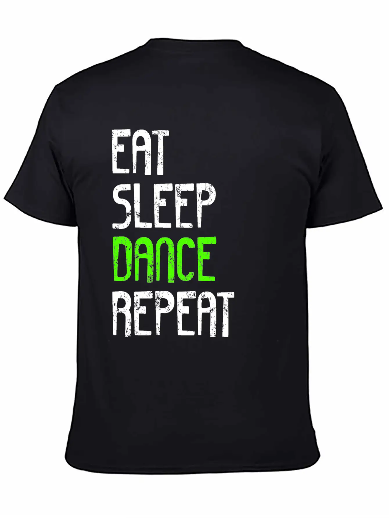 Eat Rest Dance Repeat Funny Dancer Unisex Short Sleeve Soft Cotton T-Shirt – Casual Everyday Wear