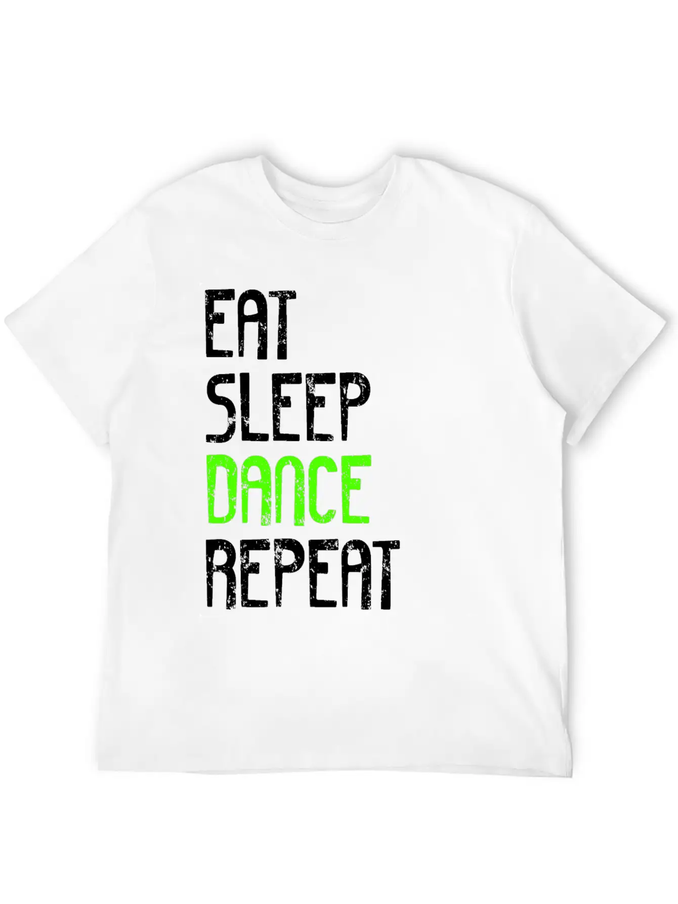 Eat Rest Dance Repeat Funny Dancer Unisex Short Sleeve Soft Cotton T-Shirt – Casual Everyday Wear