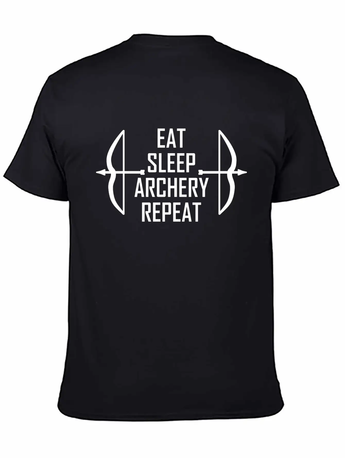 Eat. Sleep. Archery. Repeat. Relaxed Everyday Tee – Lightweight And Durable Cotton
