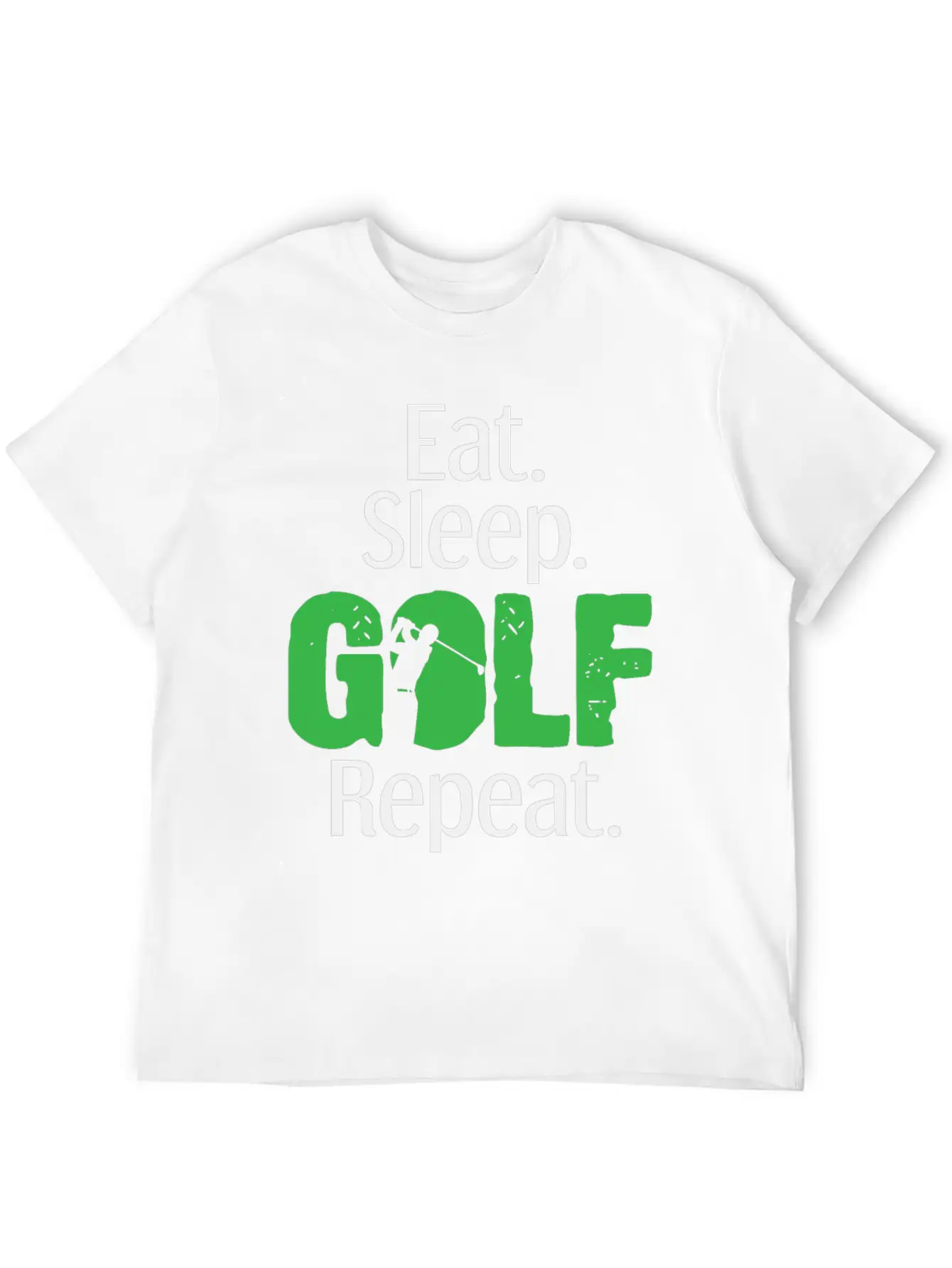 Eat Sleep Golf Golfing Golfer Club Caddy Golfers Comfortable Minimalist Graphic Tee – Summer Style Essential