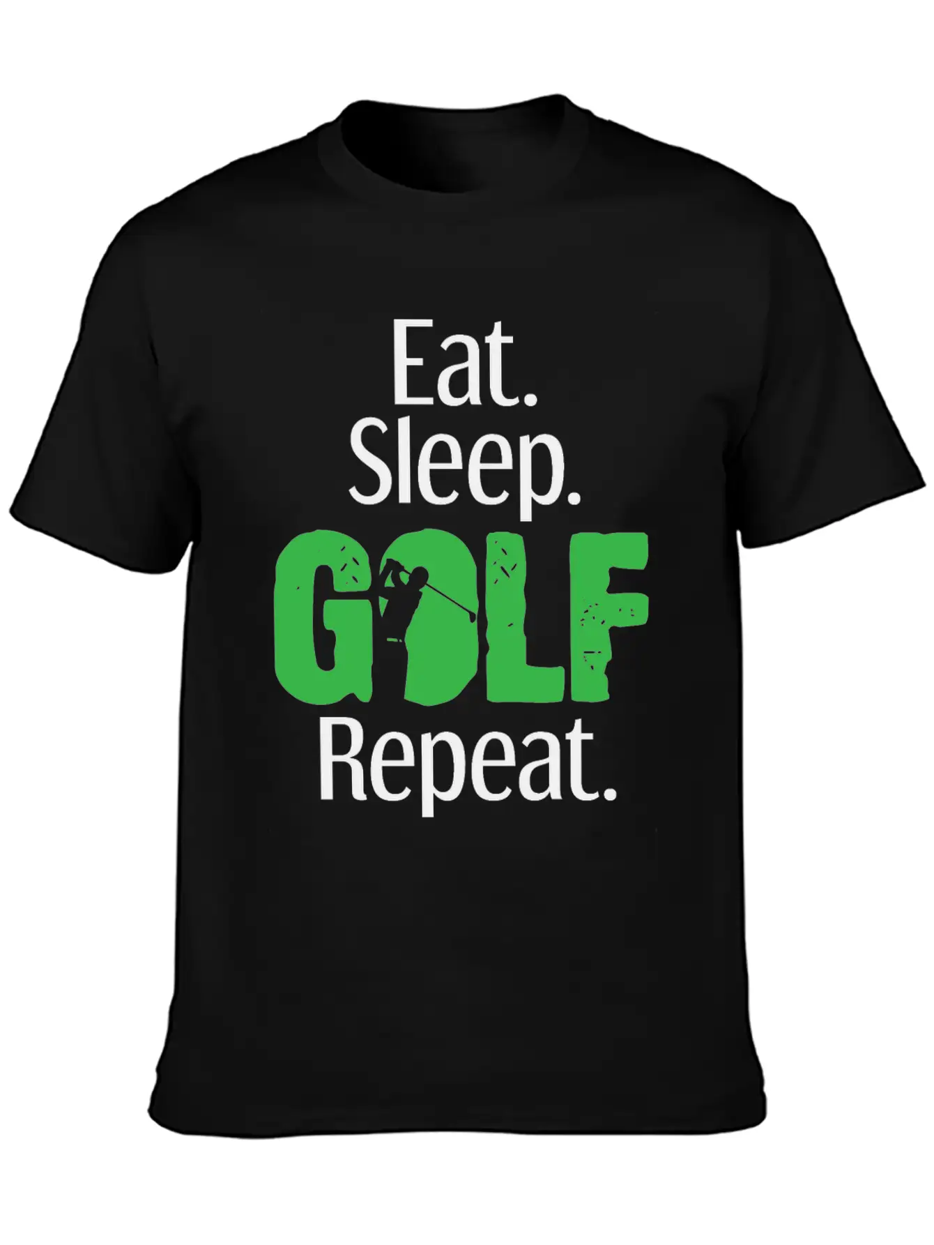 Eat Sleep Golf Golfing Golfer Club Caddy Golfers Comfortable Minimalist Graphic Tee – Summer Style Essential