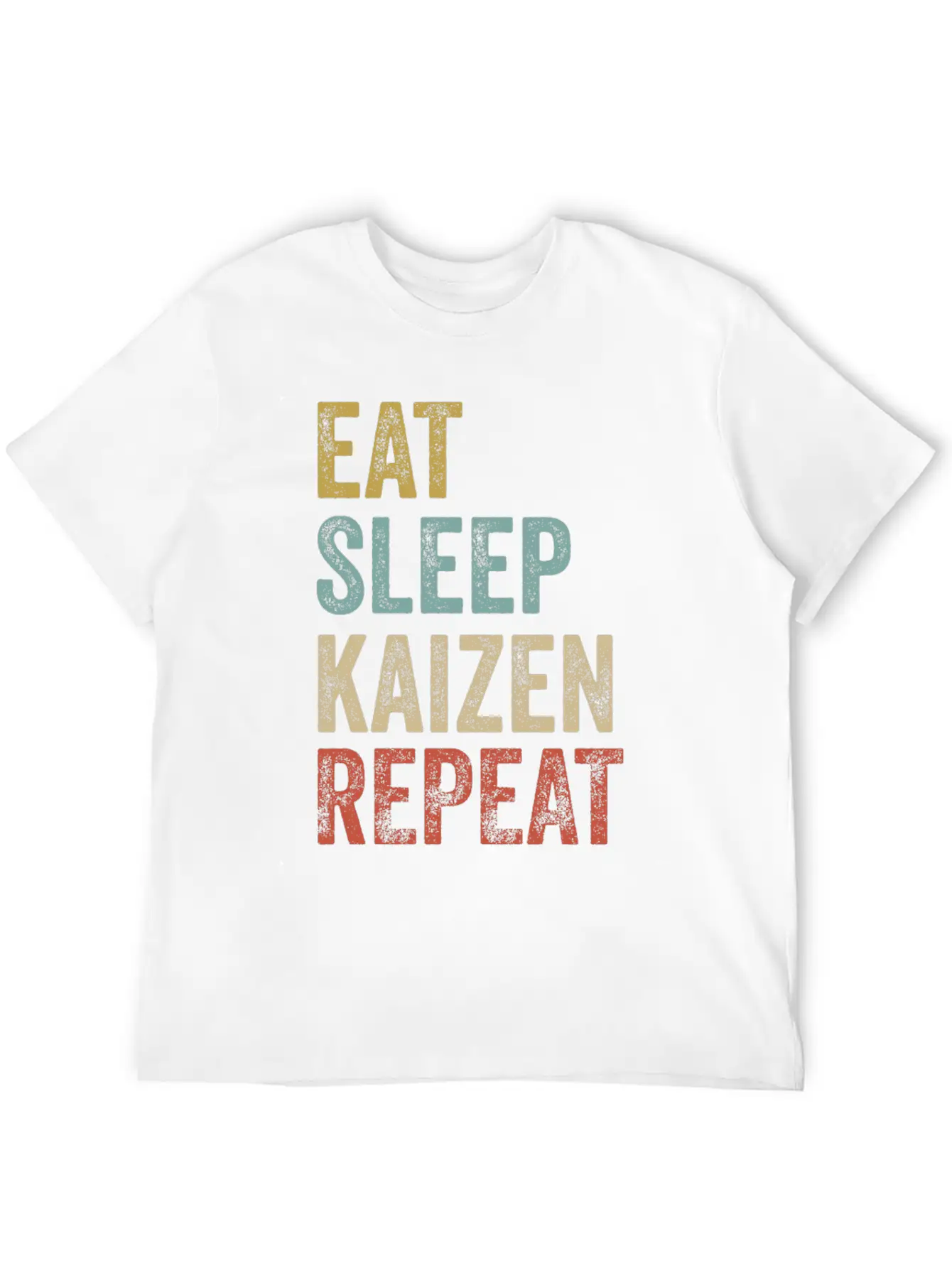 Eat Sleep Kaizen Repeat Clothes Funny Kaizen Basic Graphic T-Shirt – Daily Comfort In Soft Cotton