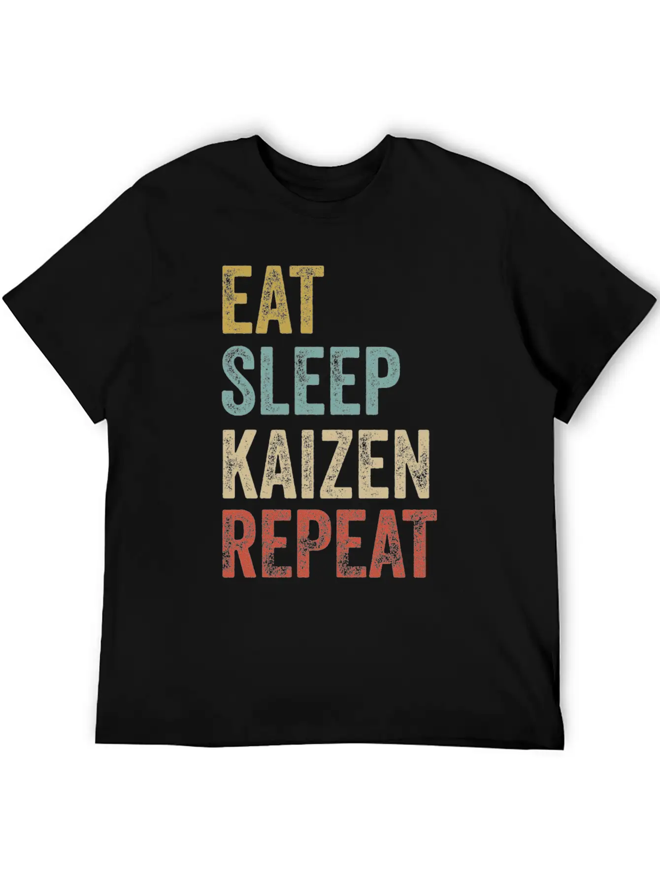 Eat Sleep Kaizen Repeat Clothes Funny Kaizen Basic Graphic T-Shirt – Daily Comfort In Soft Cotton