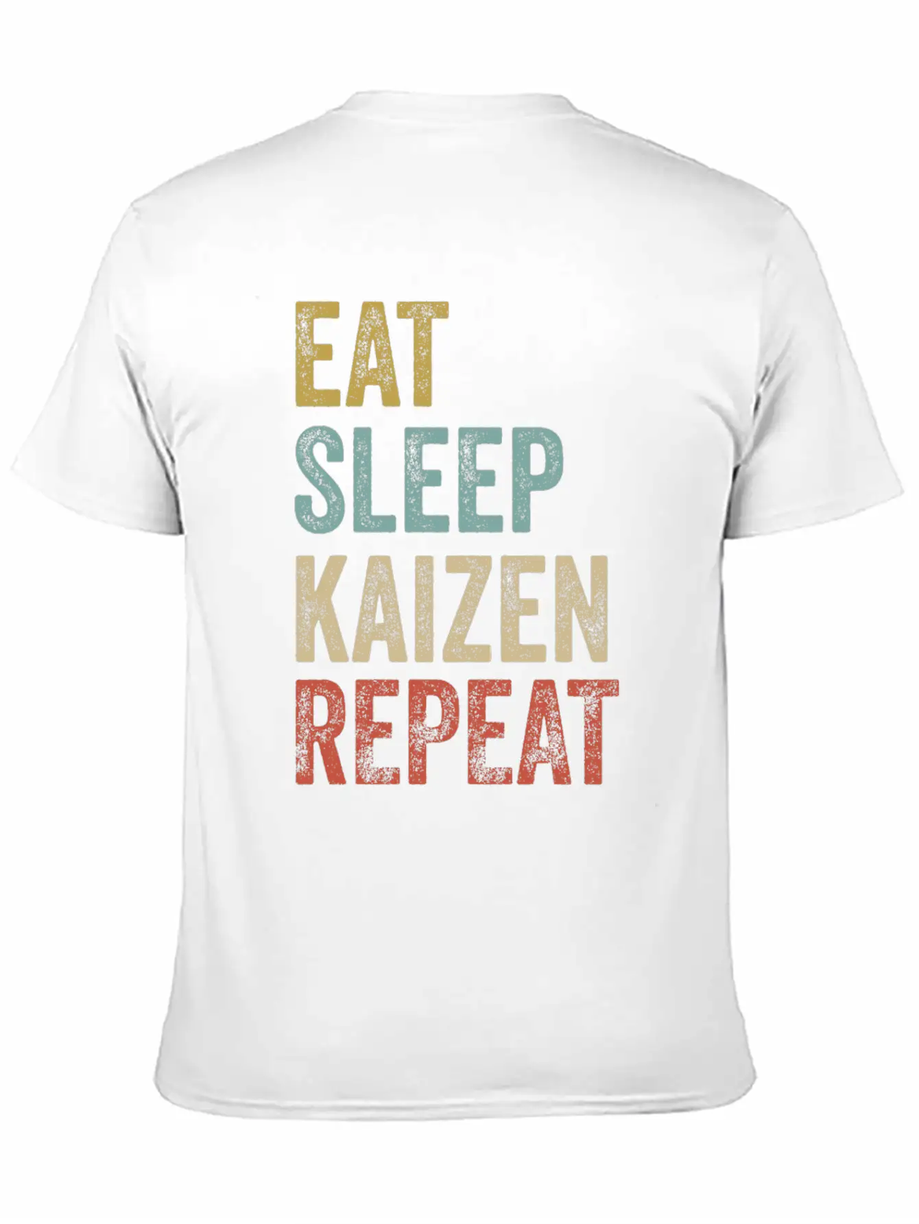 Eat Sleep Kaizen Repeat Clothes Funny Kaizen Basic Graphic T-Shirt – Daily Comfort In Soft Cotton