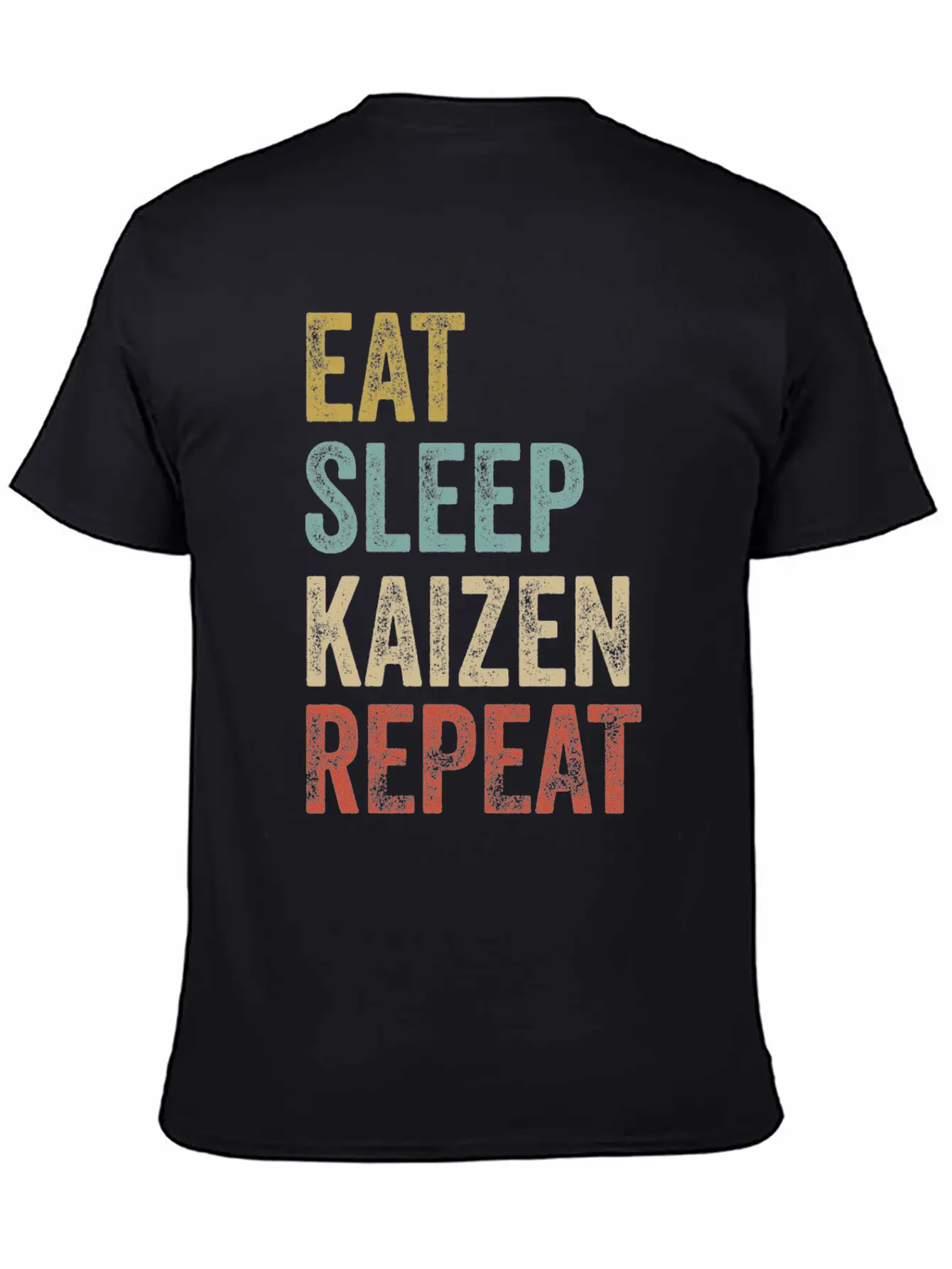 Eat Sleep Kaizen Repeat Clothes Funny Kaizen Basic Graphic T-Shirt – Daily Comfort In Soft Cotton