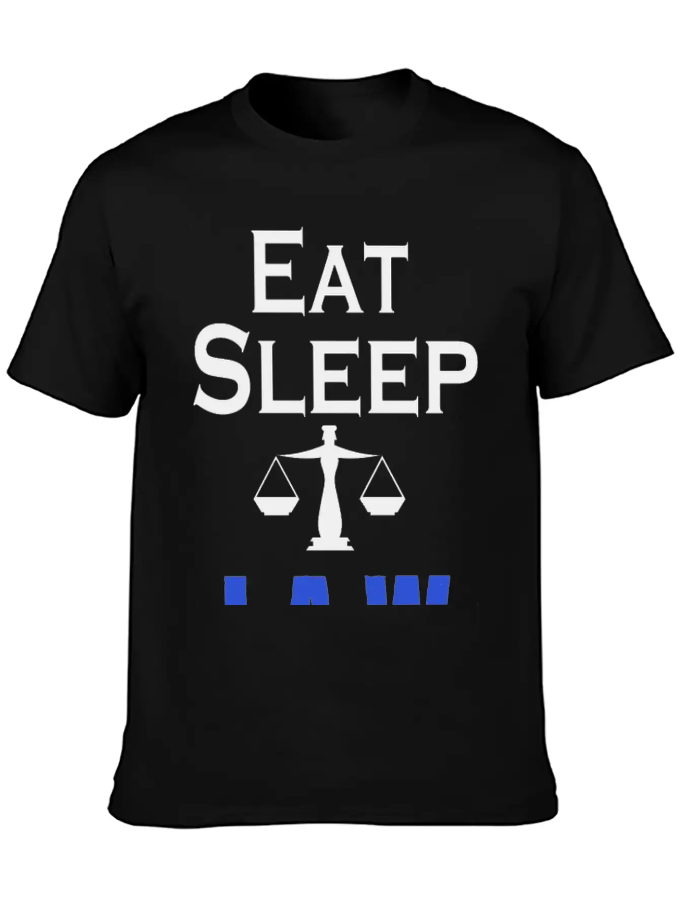 Eat Sleep Law Repeat Stylish Everyday T-Shirt – Unisex Basic Cotton Tee