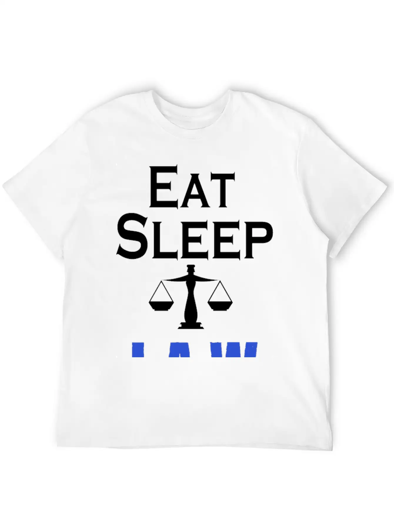 Eat Sleep Law Repeat Stylish Everyday T-Shirt – Unisex Basic Cotton Tee